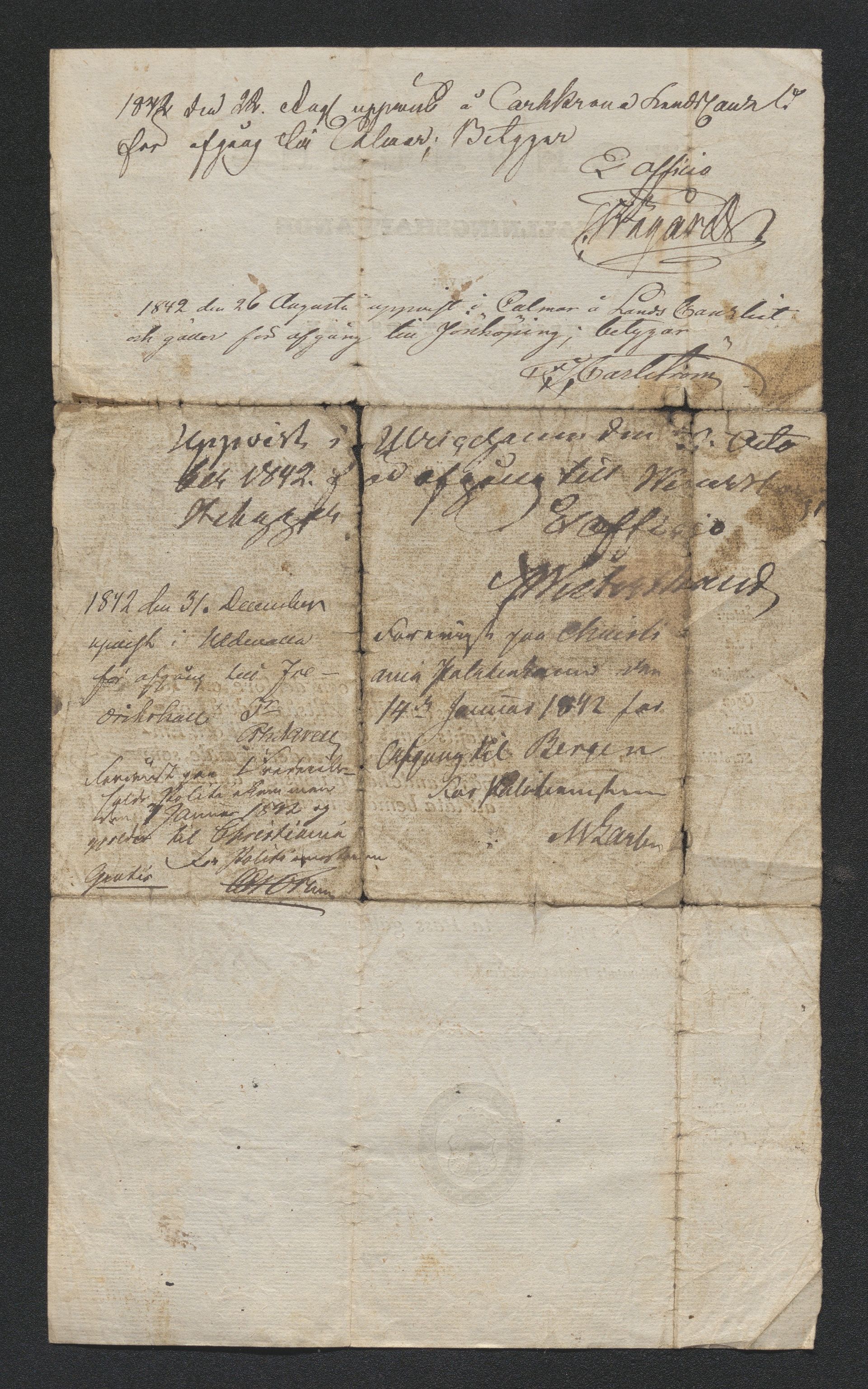 Drammen politikammer, AV/SAKO-A-623/I/Ia/Iab/L0007: Innleverte pass, 1843-1844, p. 23