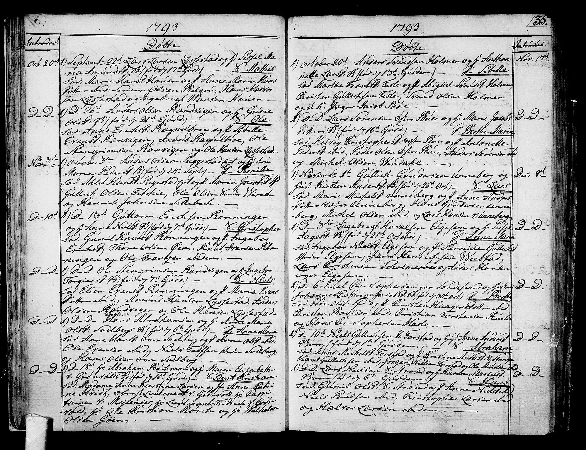 Sandar kirkebøker, AV/SAKO-A-243/F/Fa/L0003: Parish register (official) no. 3, 1789-1814, p. 35