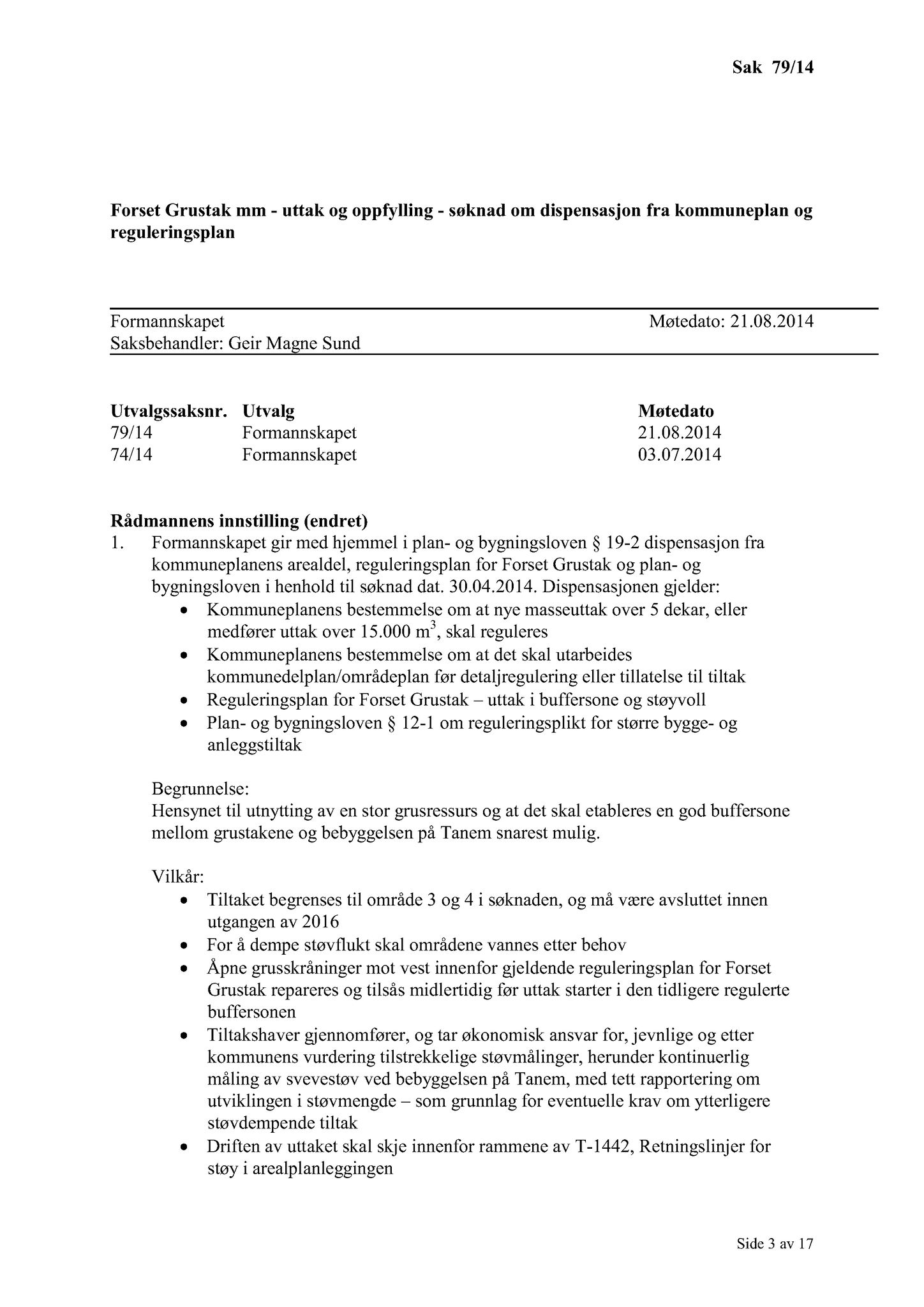 Klæbu Kommune, TRKO/KK/02-FS/L007: Formannsskapet - Møtedokumenter, 2014, p. 2557