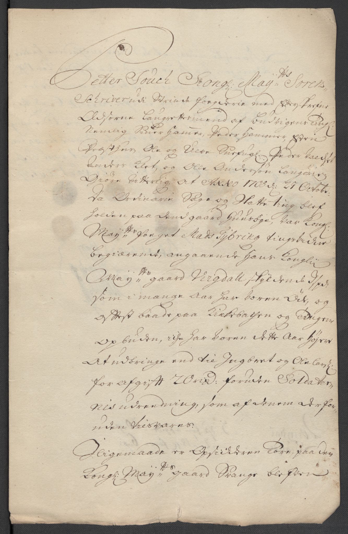 Rentekammeret inntil 1814, Reviderte regnskaper, Fogderegnskap, AV/RA-EA-4092/R61/L4110: Fogderegnskap Strinda og Selbu, 1707-1708, p. 468