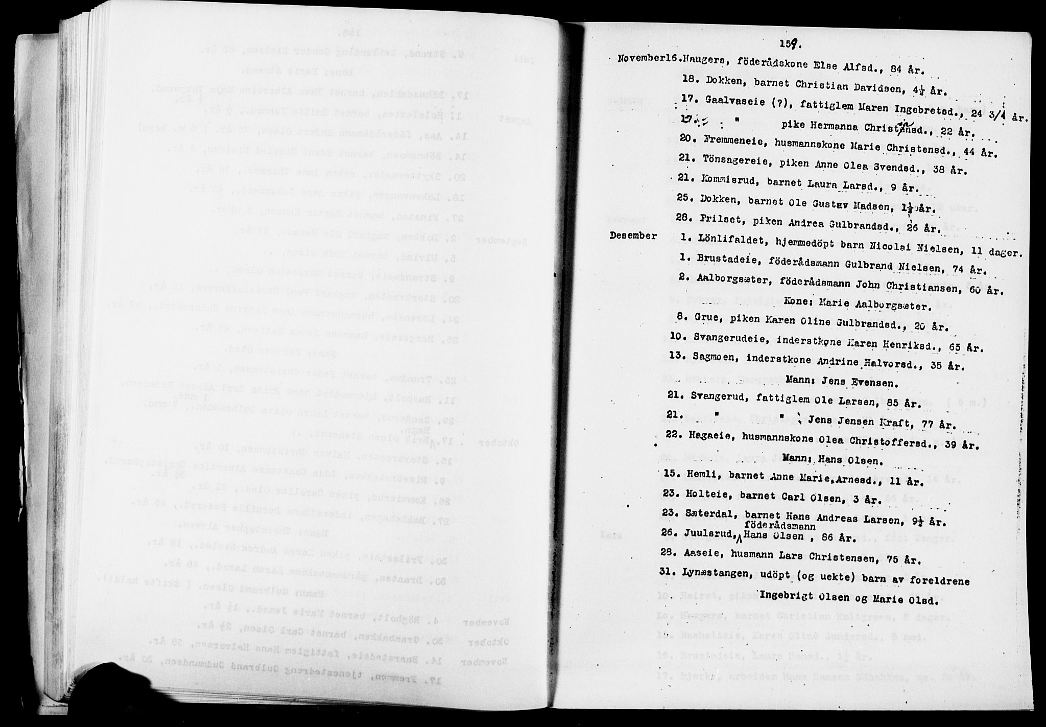 Eidsvoll prestekontor Kirkebøker, AV/SAO-A-10888/O/Oa/L0005: Other parish register no. 5, 1815-1865, p. 159