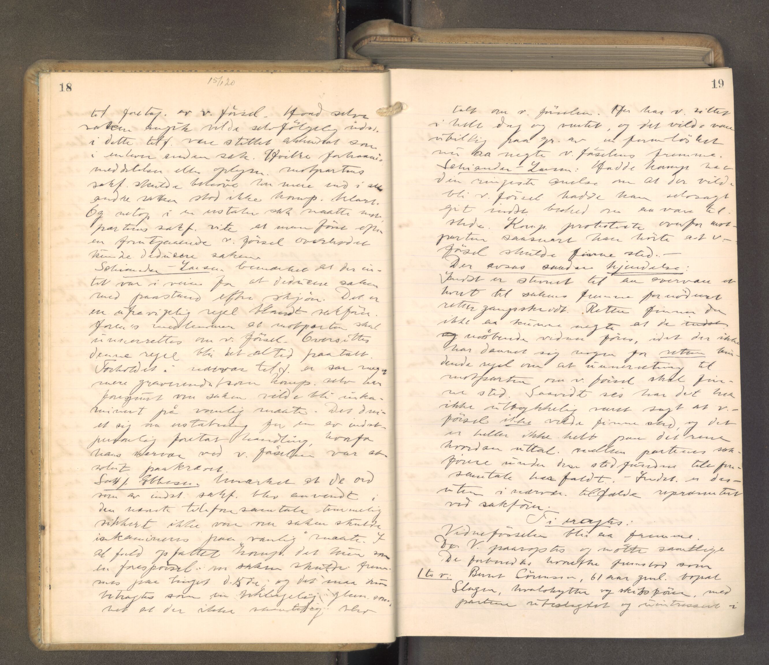 Søndre Jarlsberg sorenskriveri, AV/SAKO-A-129/F/Fa/L0051: Tingbok, 1920-1922, p. 18-19