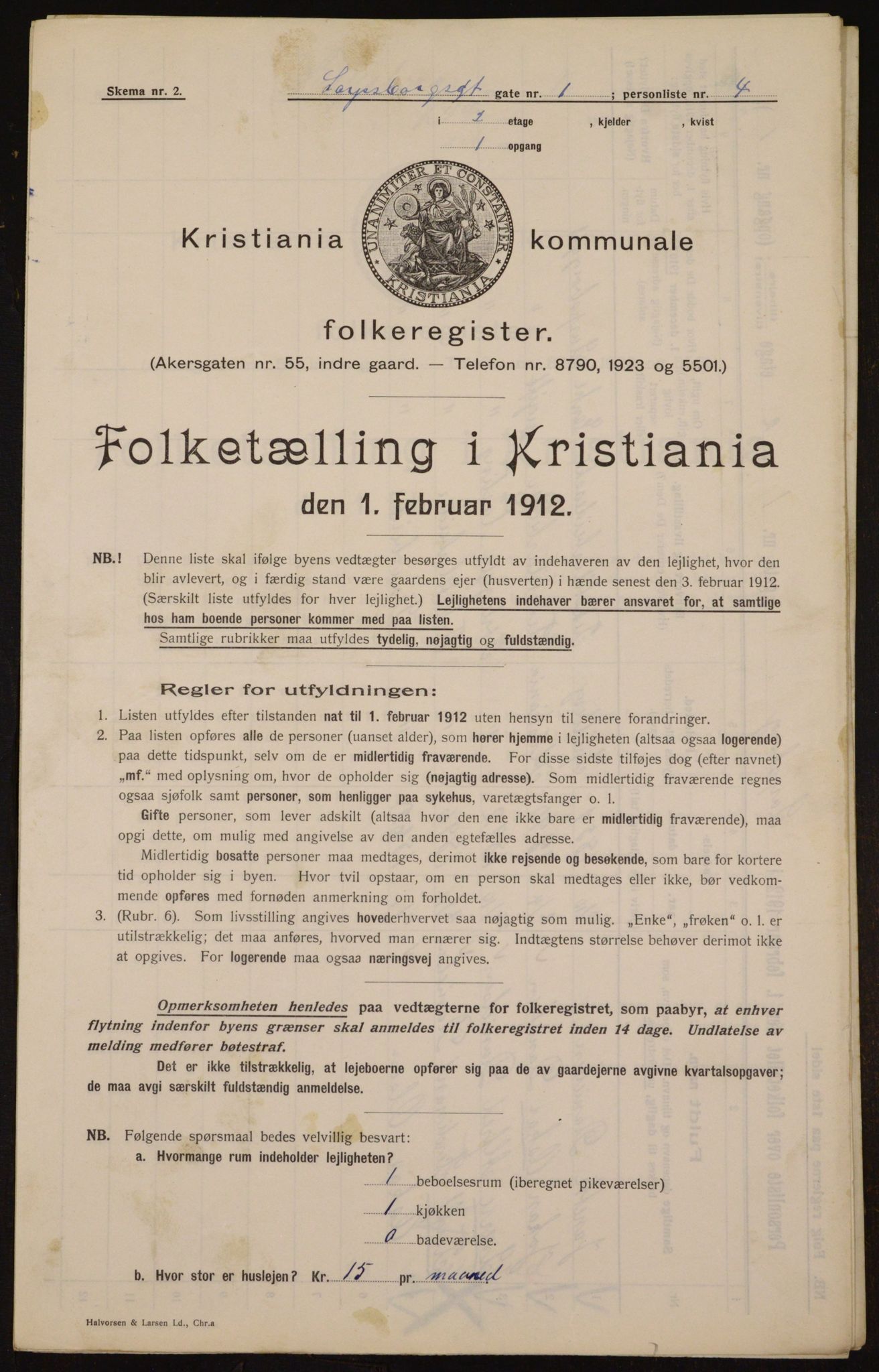 OBA, Municipal Census 1912 for Kristiania, 1912, p. 89353