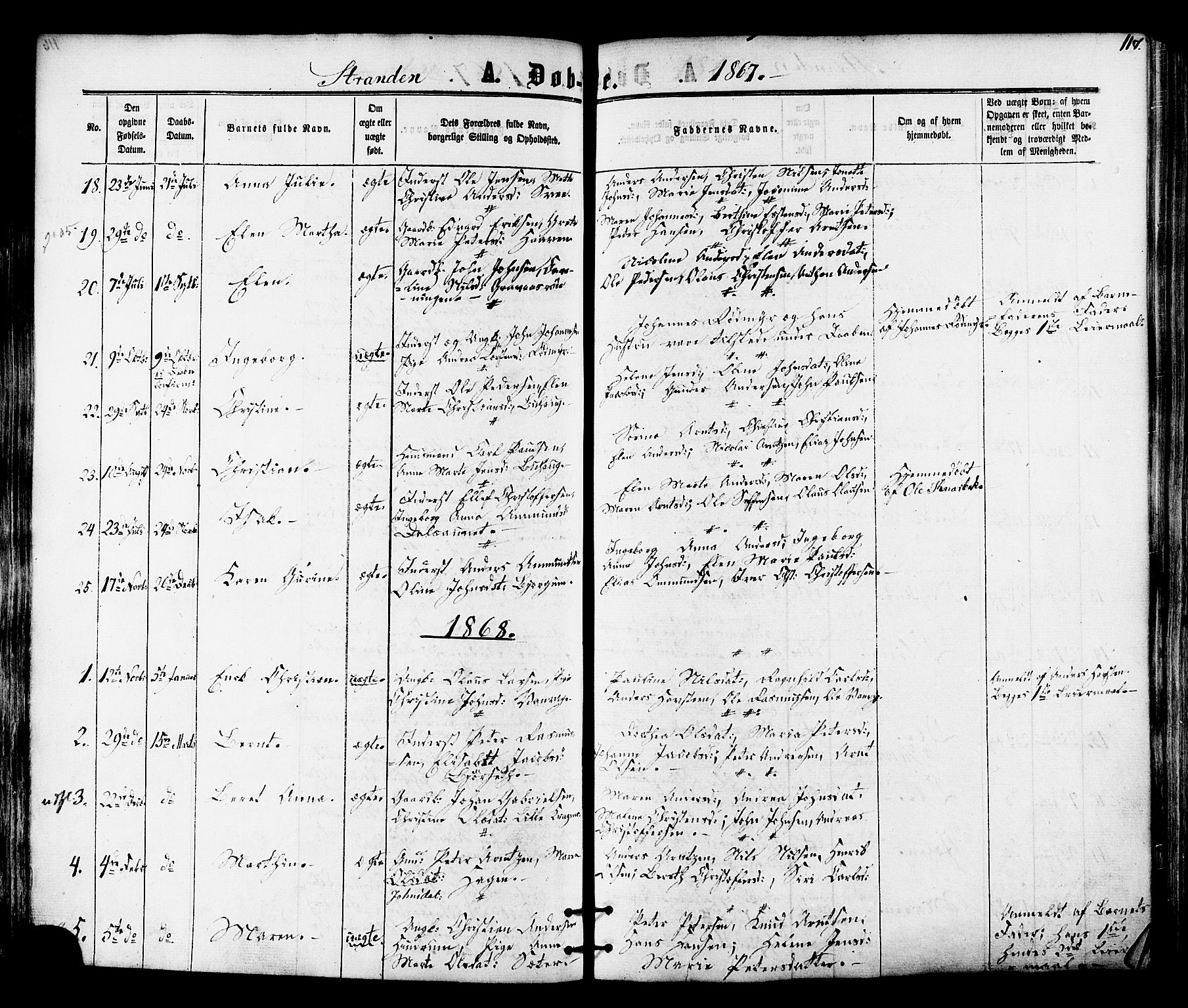 Ministerialprotokoller, klokkerbøker og fødselsregistre - Nord-Trøndelag, SAT/A-1458/701/L0009: Parish register (official) no. 701A09 /2, 1864-1882, p. 117
