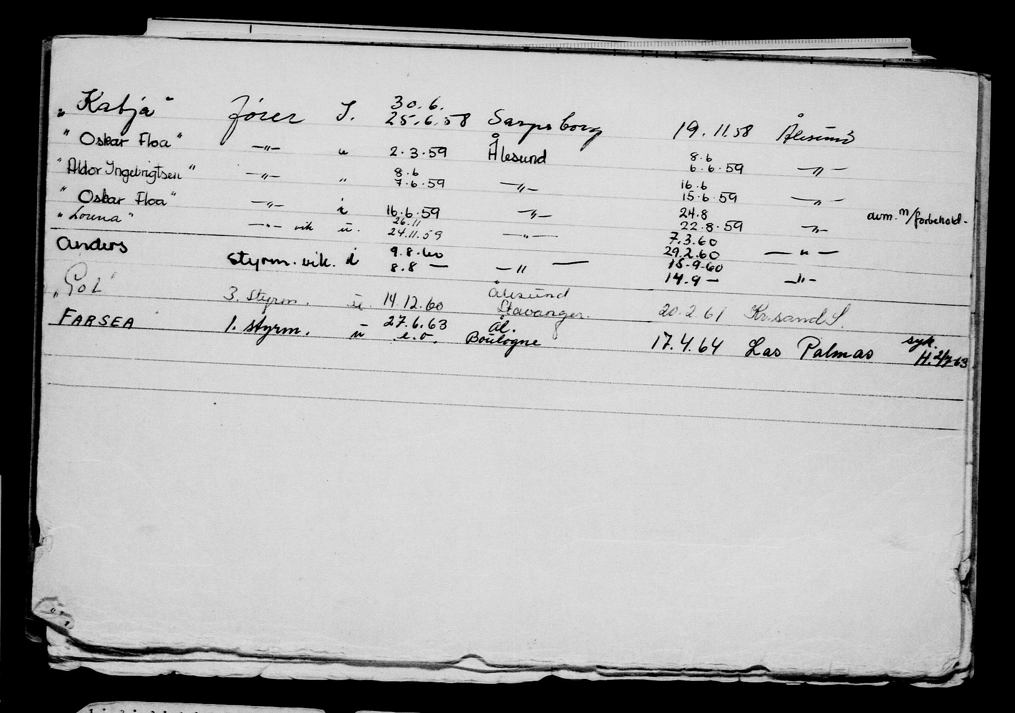 Direktoratet for sjømenn, AV/RA-S-3545/G/Gb/L0057: Hovedkort, 1905, p. 491