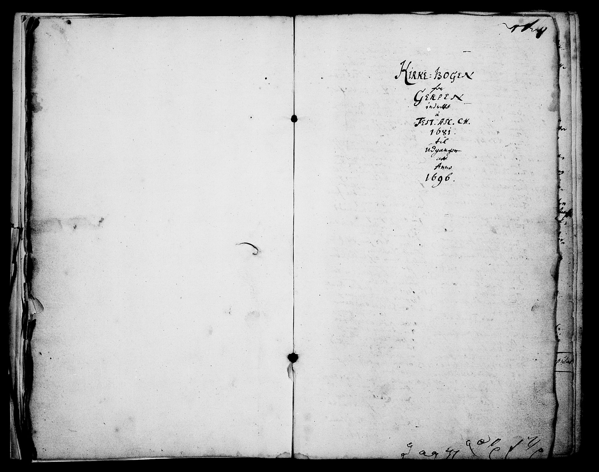 Gjerpen kirkebøker, SAKO/A-265/F/Fa/L0001: Parish register (official) no. I 1, 1681-1746