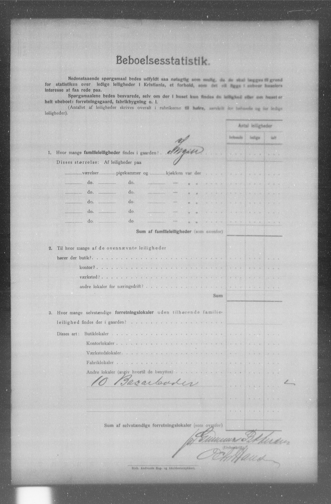 OBA, Municipal Census 1904 for Kristiania, 1904, p. 11352