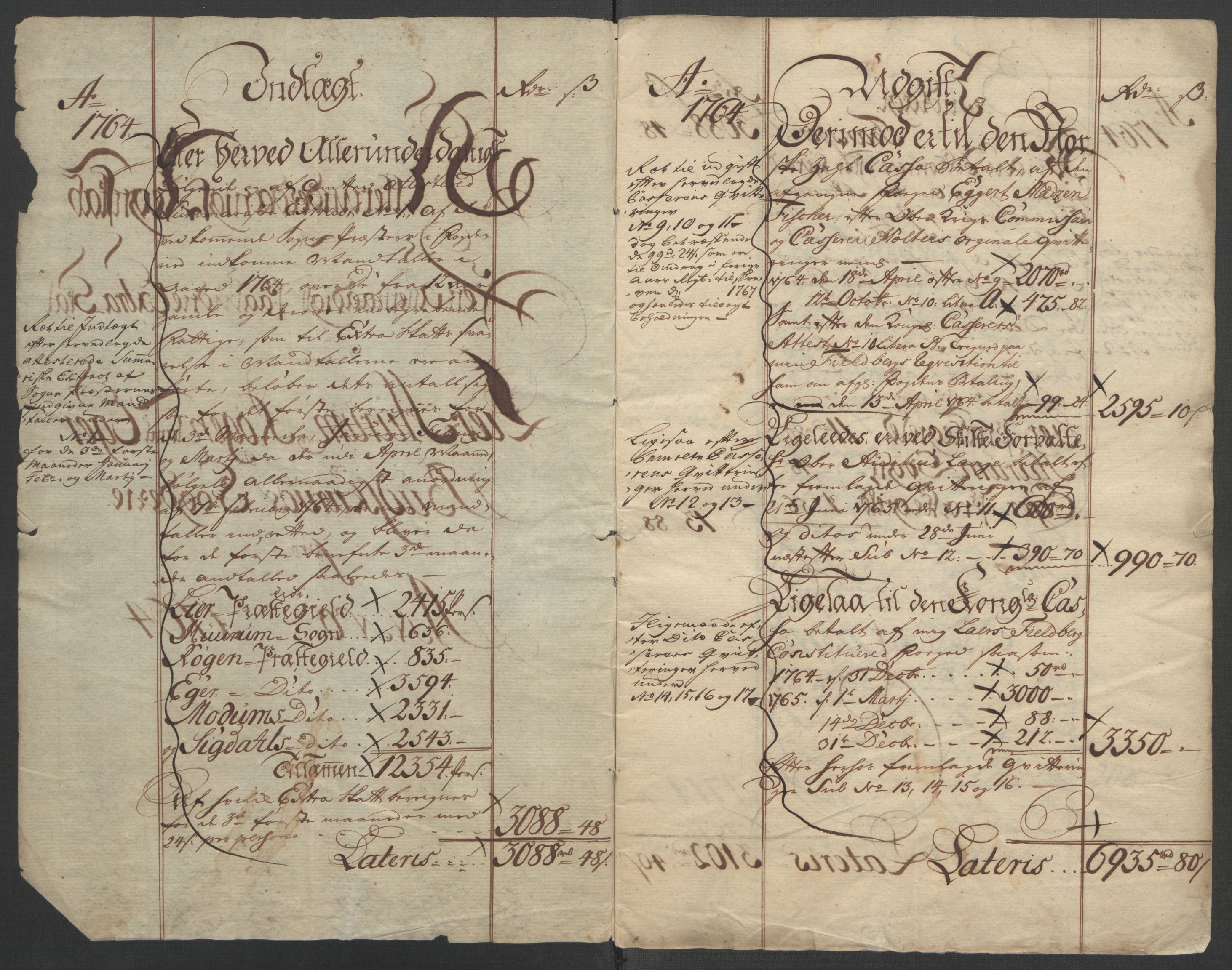 Rentekammeret inntil 1814, Reviderte regnskaper, Fogderegnskap, RA/EA-4092/R31/L1833: Ekstraskatten Hurum, Røyken, Eiker, Lier og Buskerud, 1762-1764, p. 149