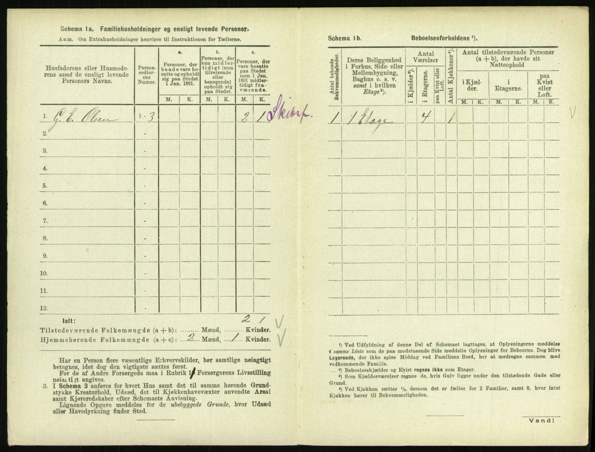 RA, 1891 census for 0801 Kragerø, 1891, p. 367