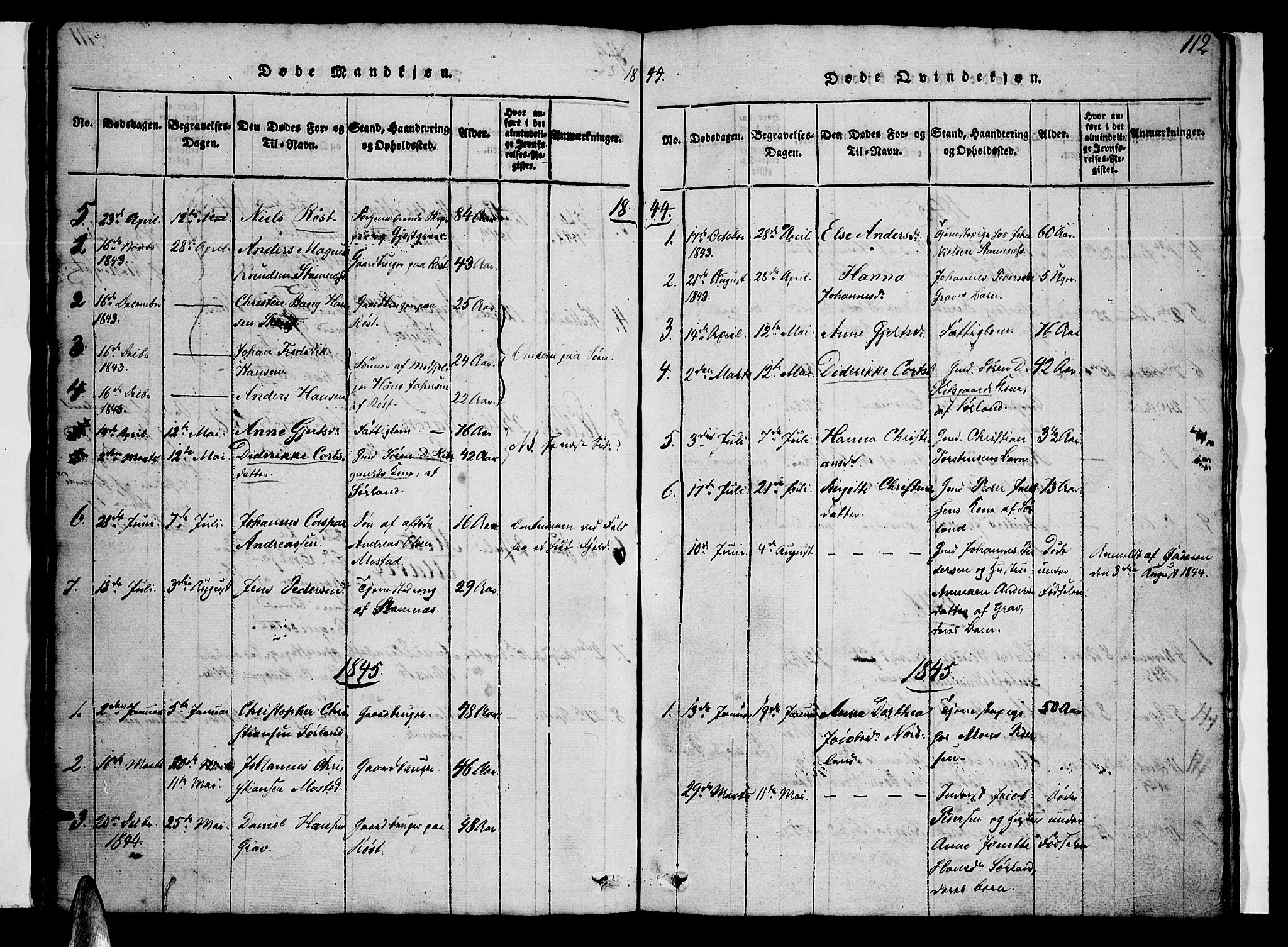 Ministerialprotokoller, klokkerbøker og fødselsregistre - Nordland, SAT/A-1459/807/L0120: Parish register (official) no. 807A03, 1821-1848, p. 112