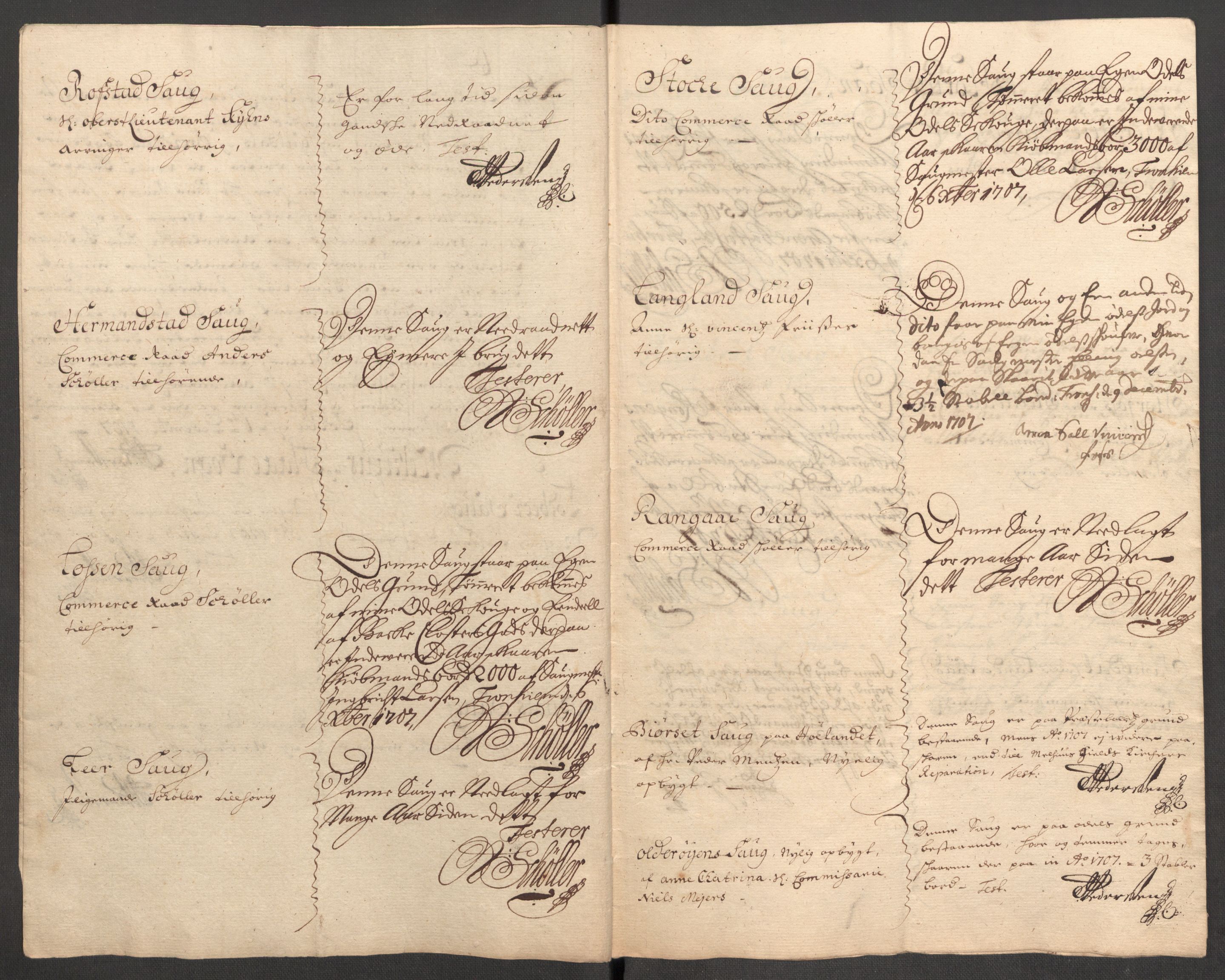 Rentekammeret inntil 1814, Reviderte regnskaper, Fogderegnskap, RA/EA-4092/R60/L3957: Fogderegnskap Orkdal og Gauldal, 1707, p. 214