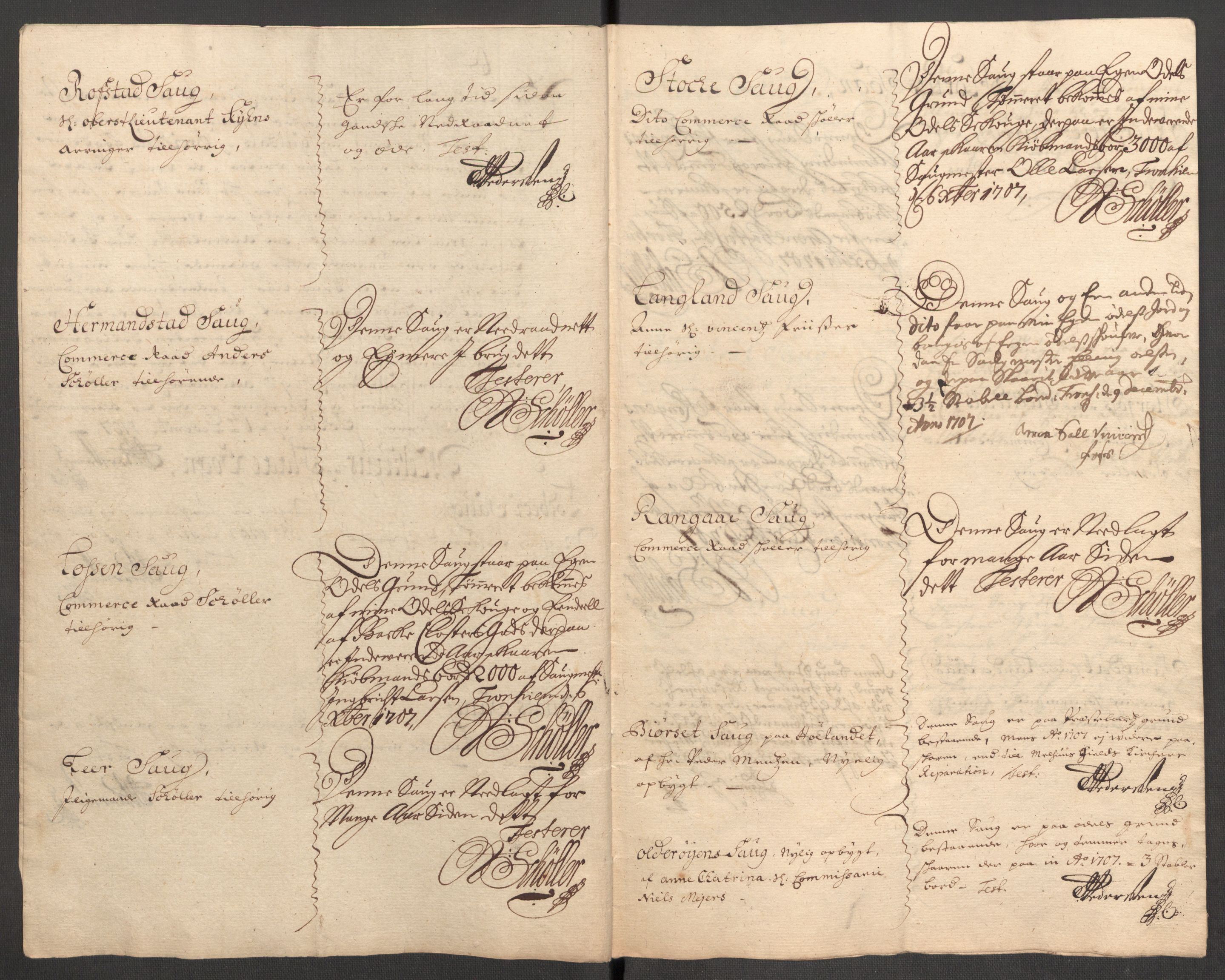 Rentekammeret inntil 1814, Reviderte regnskaper, Fogderegnskap, AV/RA-EA-4092/R60/L3957: Fogderegnskap Orkdal og Gauldal, 1707, p. 214