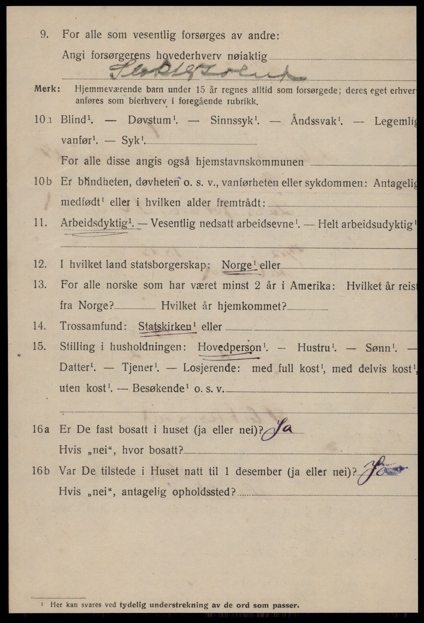 SAT, 1920 census for Ålesund, 1920, p. 12145