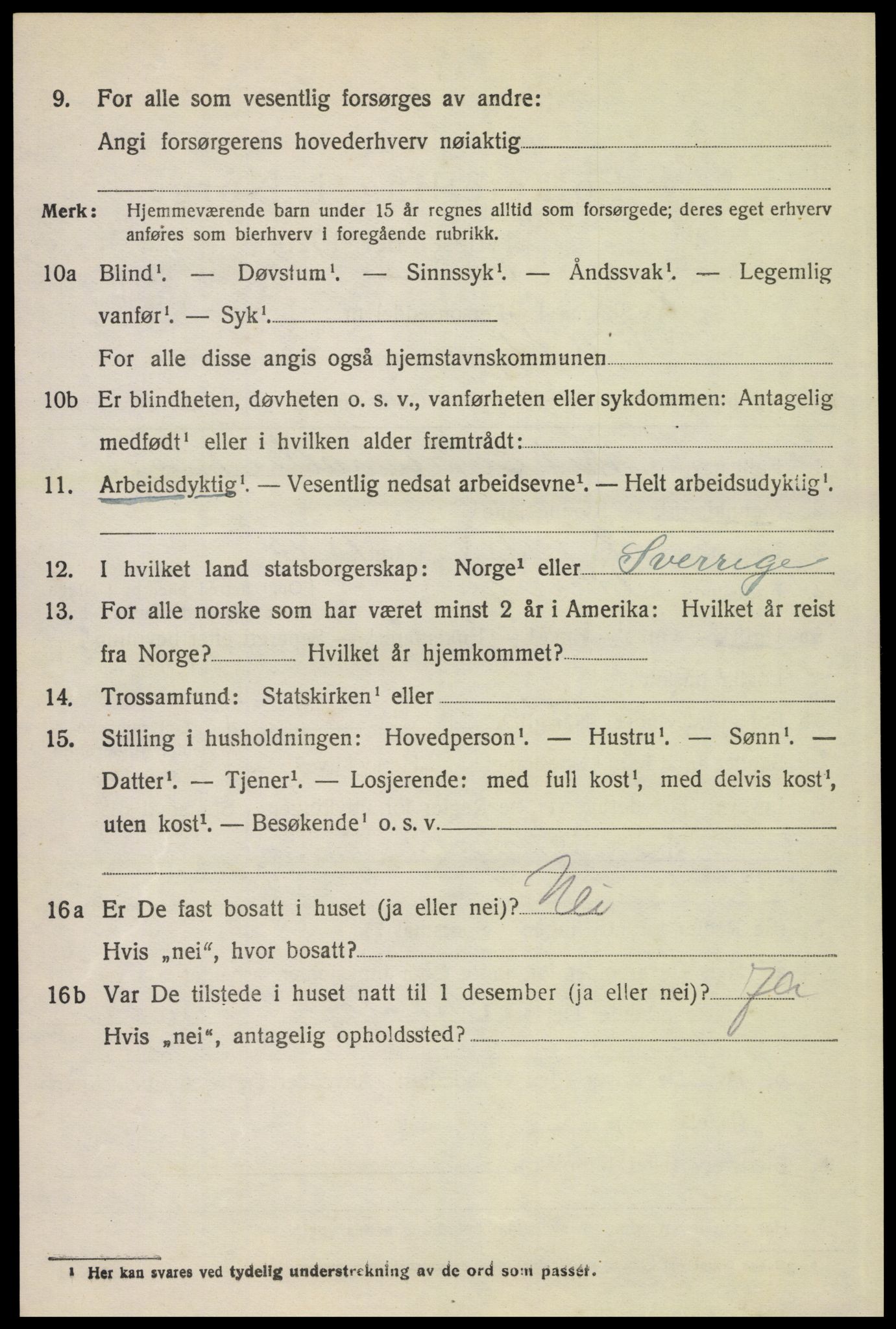 SAH, 1920 census for Våler (Hedmark), 1920, p. 4436