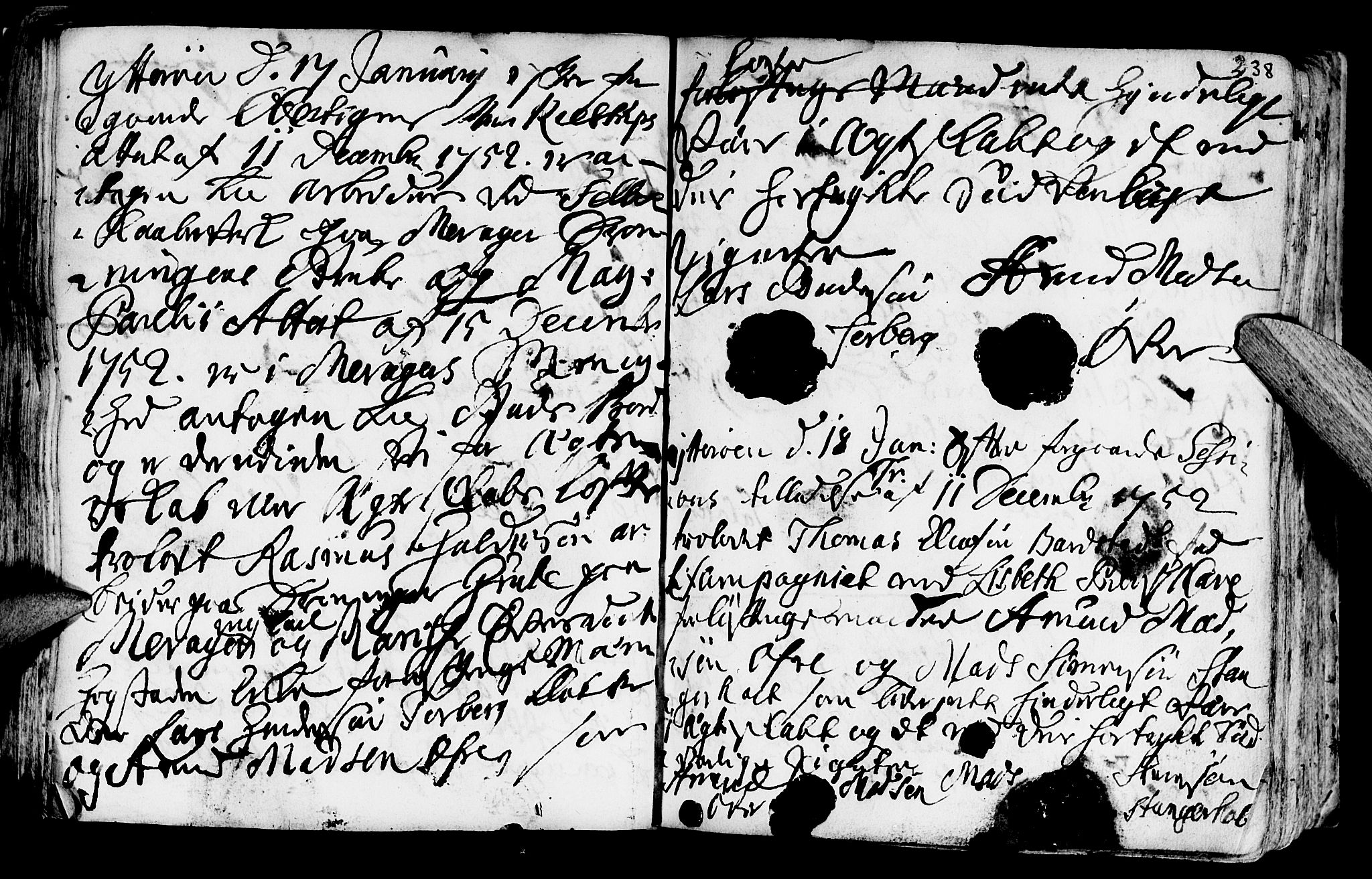 Ministerialprotokoller, klokkerbøker og fødselsregistre - Nord-Trøndelag, SAT/A-1458/722/L0215: Parish register (official) no. 722A02, 1718-1755, p. 238