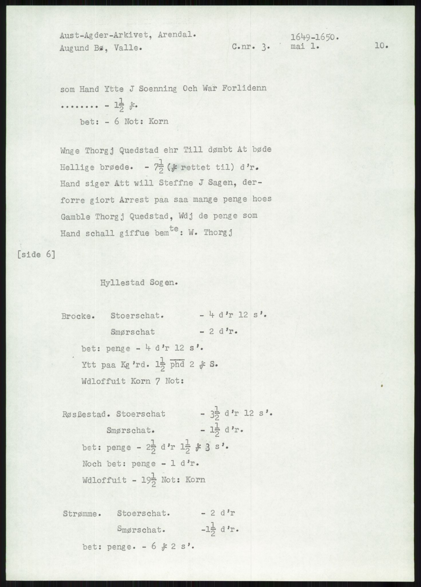 Samlinger til kildeutgivelse, Diplomavskriftsamlingen, AV/RA-EA-4053/H/Ha, p. 1284