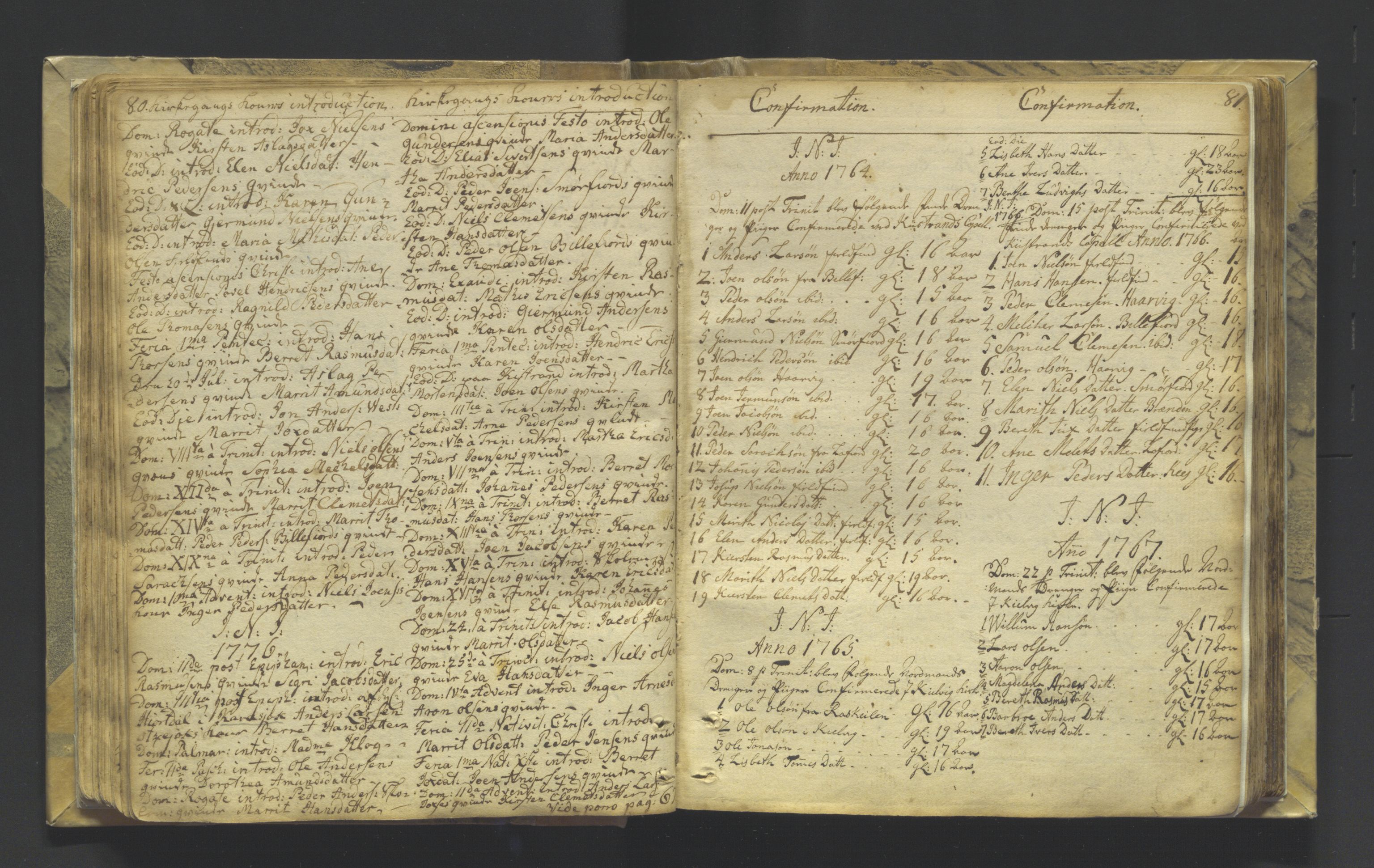 Kistrand/Porsanger sokneprestembete, SATØ/S-1351/H/Ha/L0001.kirke: Parish register (official) no. 1, 1764-1792, p. 80-81
