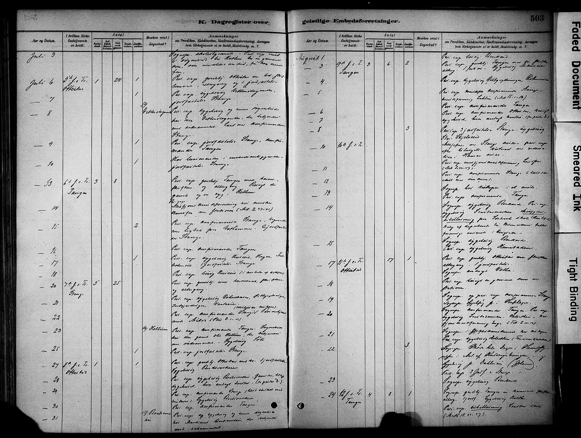 Stange prestekontor, AV/SAH-PREST-002/K/L0017: Parish register (official) no. 17, 1880-1893, p. 503