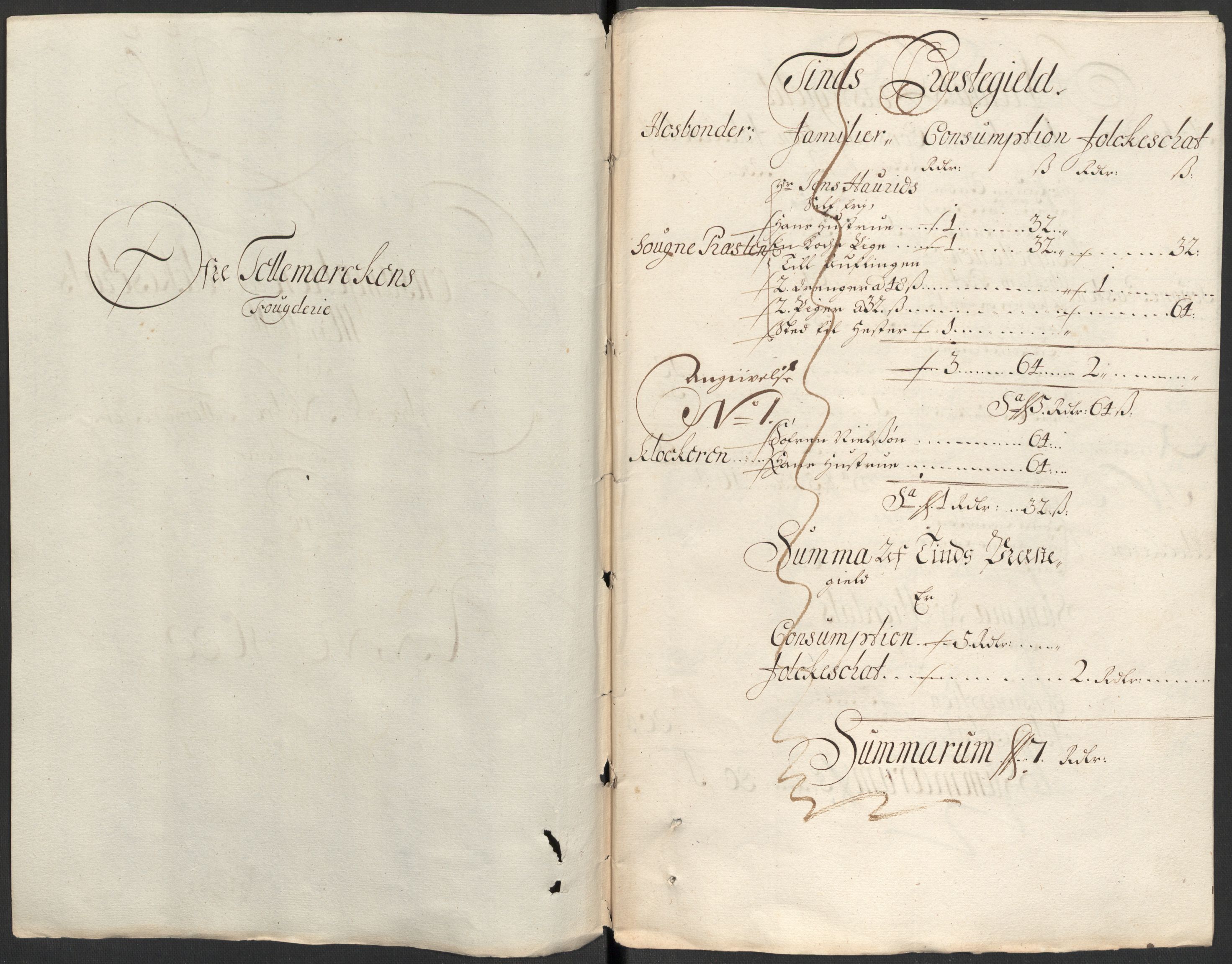 Rentekammeret inntil 1814, Reviderte regnskaper, Fogderegnskap, RA/EA-4092/R35/L2087: Fogderegnskap Øvre og Nedre Telemark, 1687-1689, p. 333