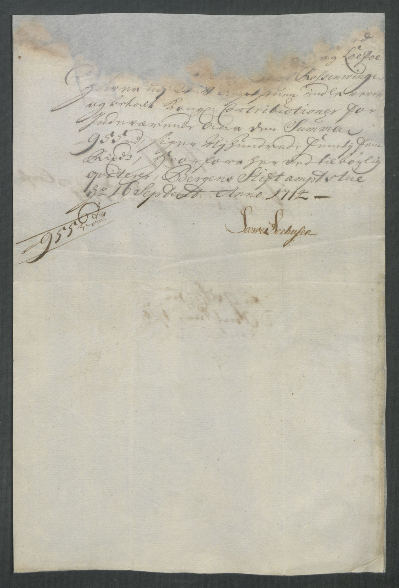 Rentekammeret inntil 1814, Reviderte regnskaper, Fogderegnskap, AV/RA-EA-4092/R67/L4680: Fogderegnskap Vesterålen, Andenes og Lofoten, 1714, p. 298