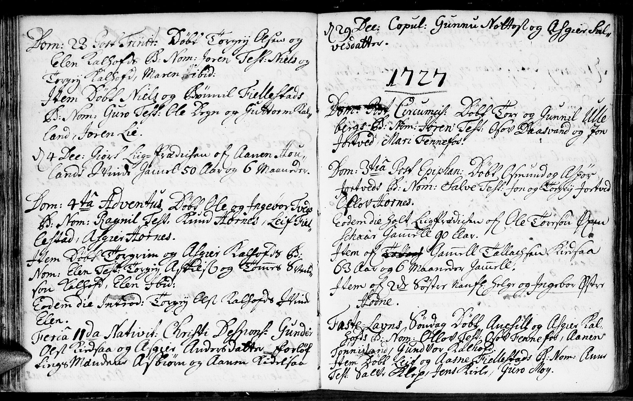 Evje sokneprestkontor, AV/SAK-1111-0008/F/Fa/Fab/L0001: Parish register (official) no. A 1, 1704-1764, p. 78-79