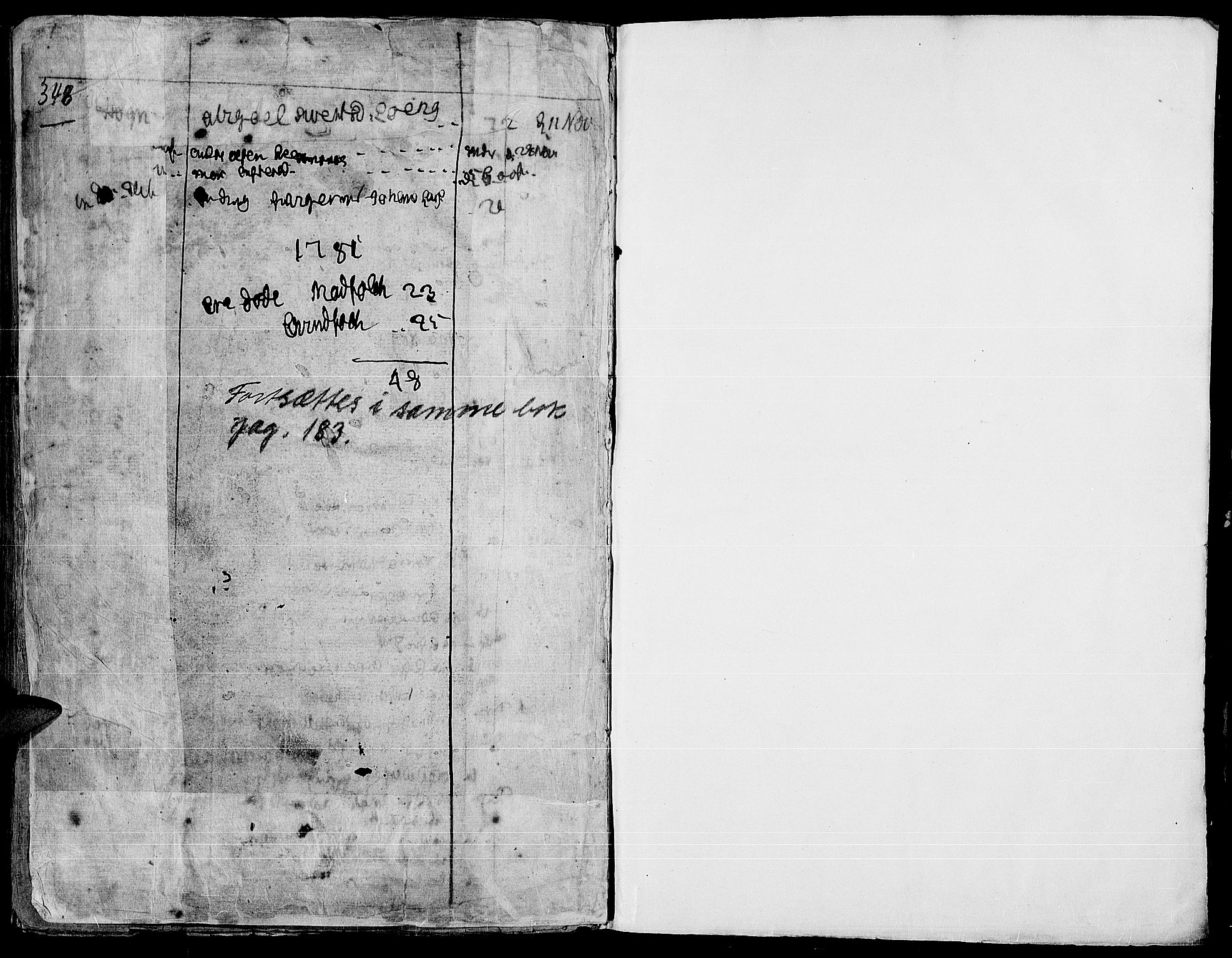 Land prestekontor, SAH/PREST-120/H/Ha/Haa/L0005: Parish register (official) no. 5, 1765-1784, p. 348-349