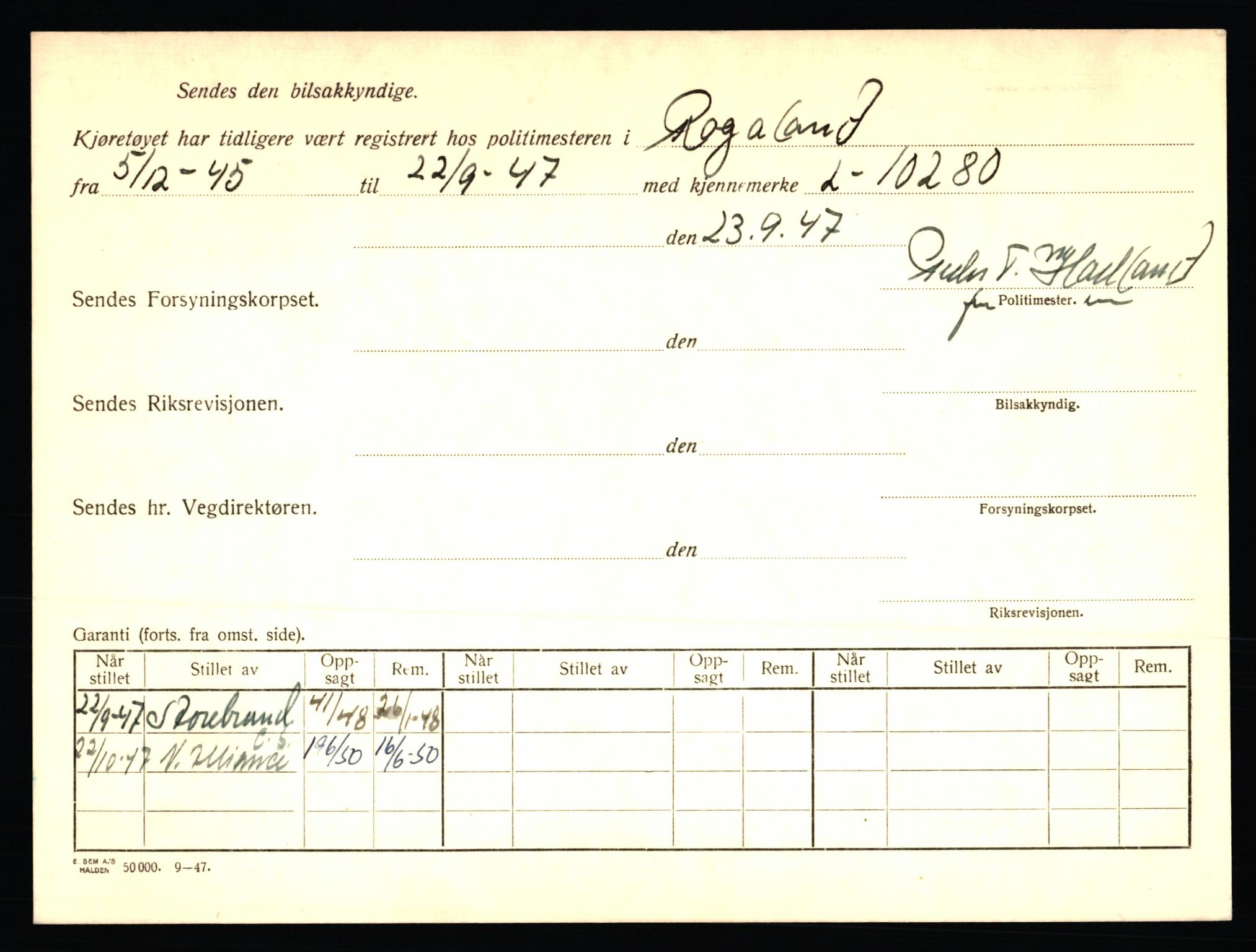 Stavanger trafikkstasjon, AV/SAST-A-101942/0/F/L0002: L-350 - L-699, 1930-1971, p. 20