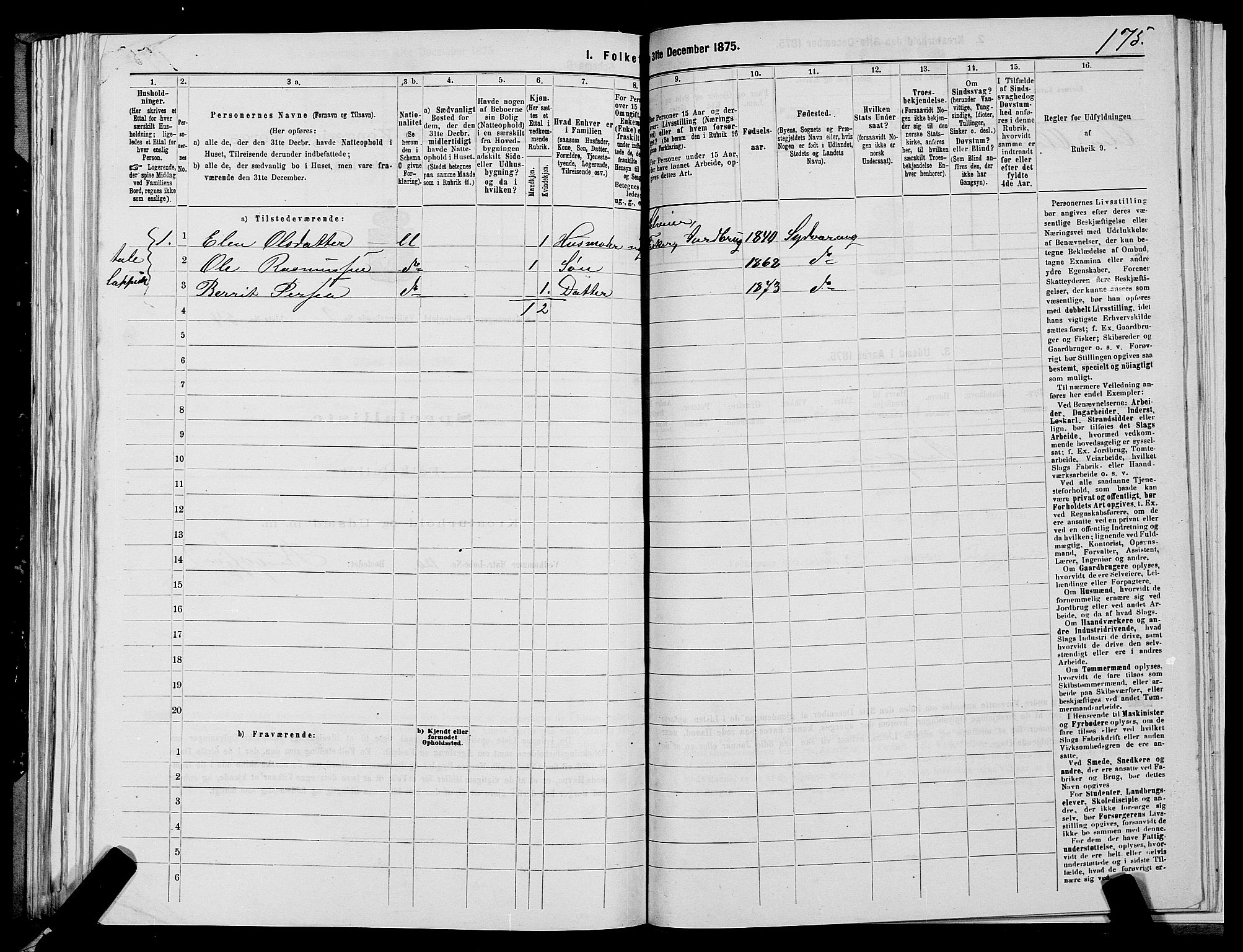 SATØ, 1875 census for 2030P Sør-Varanger, 1875, p. 1175