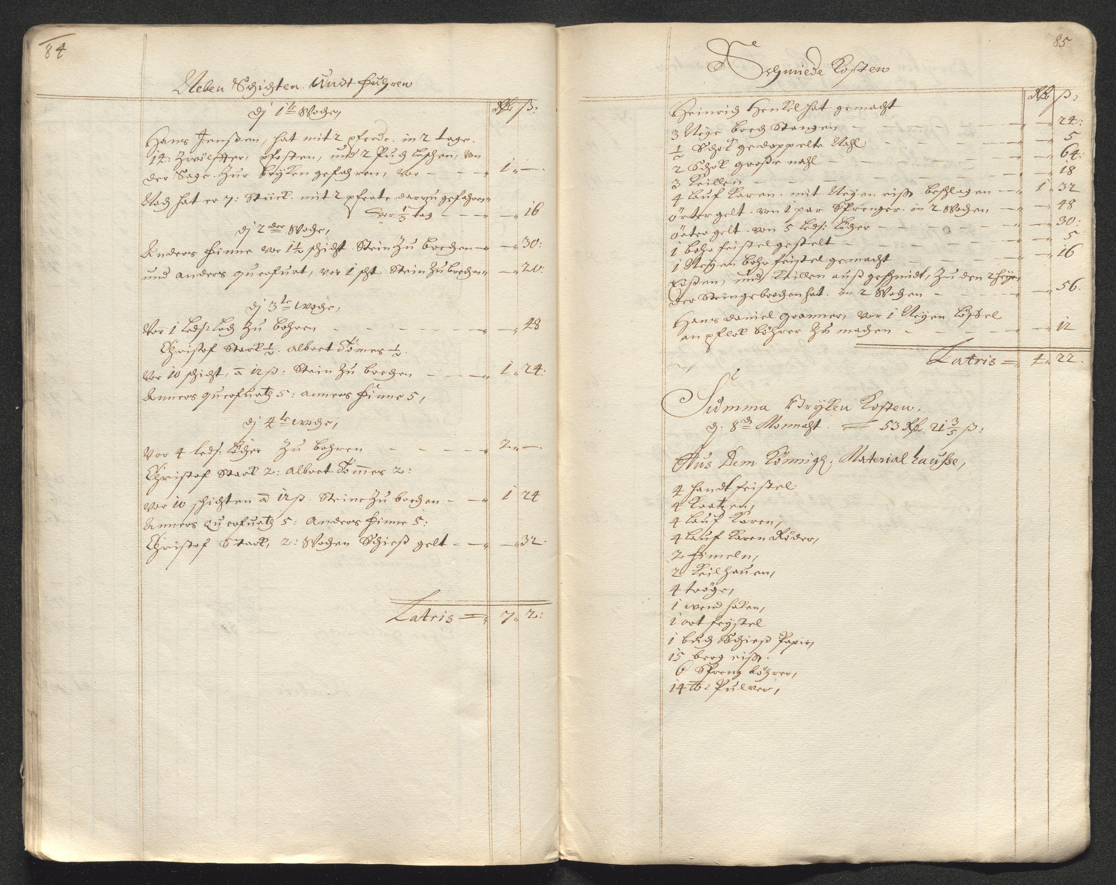 Kongsberg Sølvverk 1623-1816, AV/SAKO-EA-3135/001/D/Dc/Dcd/L0067: Utgiftsregnskap for gruver m.m. , 1694, p. 365