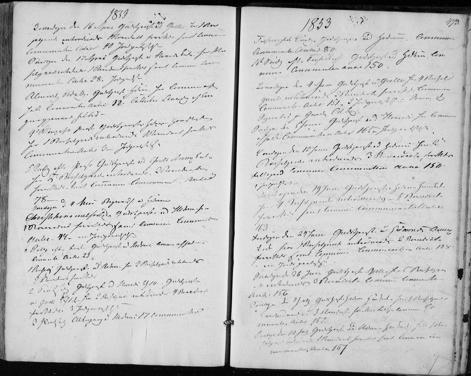 Hedrum kirkebøker, AV/SAKO-A-344/F/Fa/L0006: Parish register (official) no. I 6, 1849-1857, p. 473