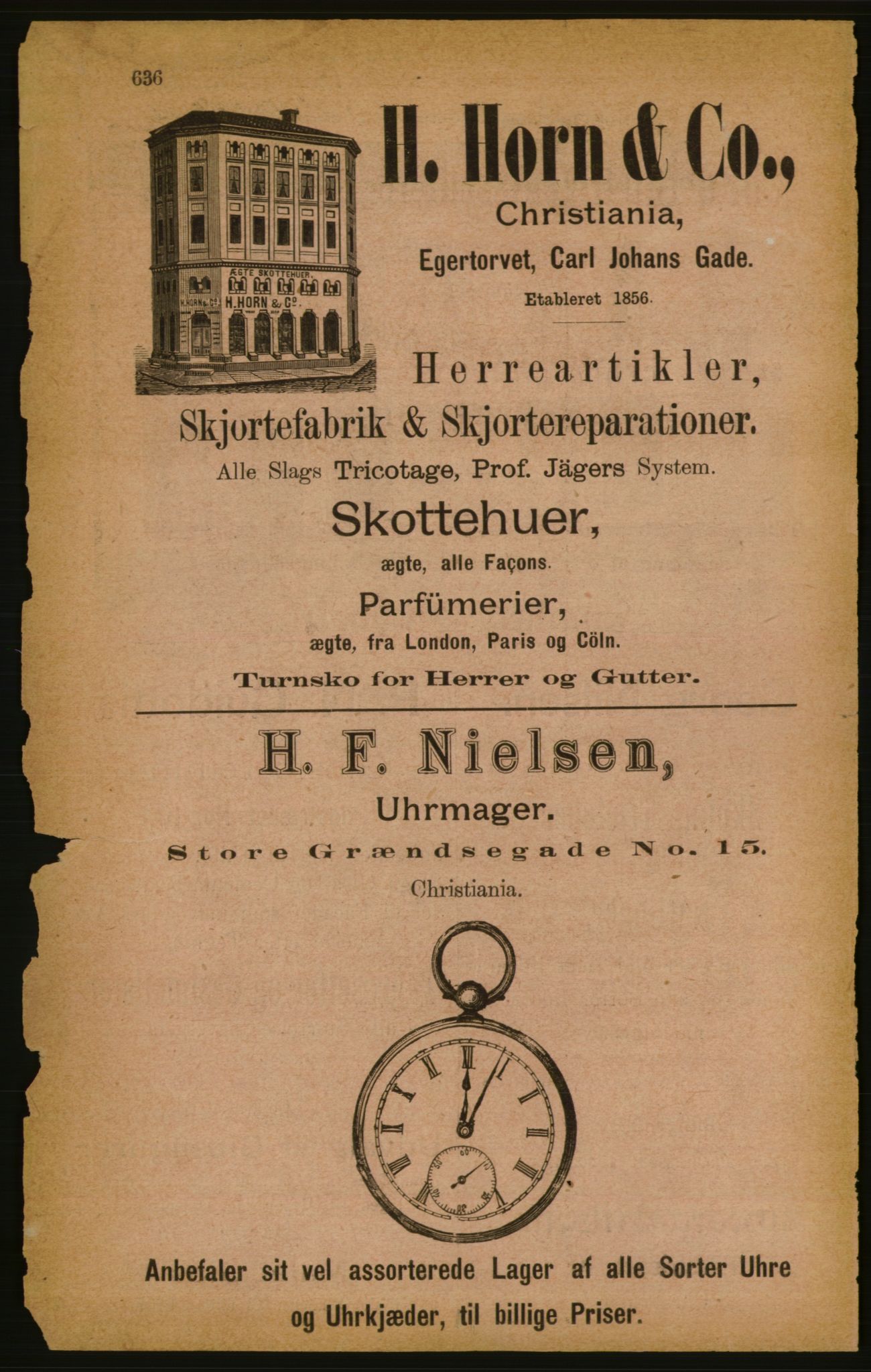 Kristiania/Oslo adressebok, PUBL/-, 1886, p. 636