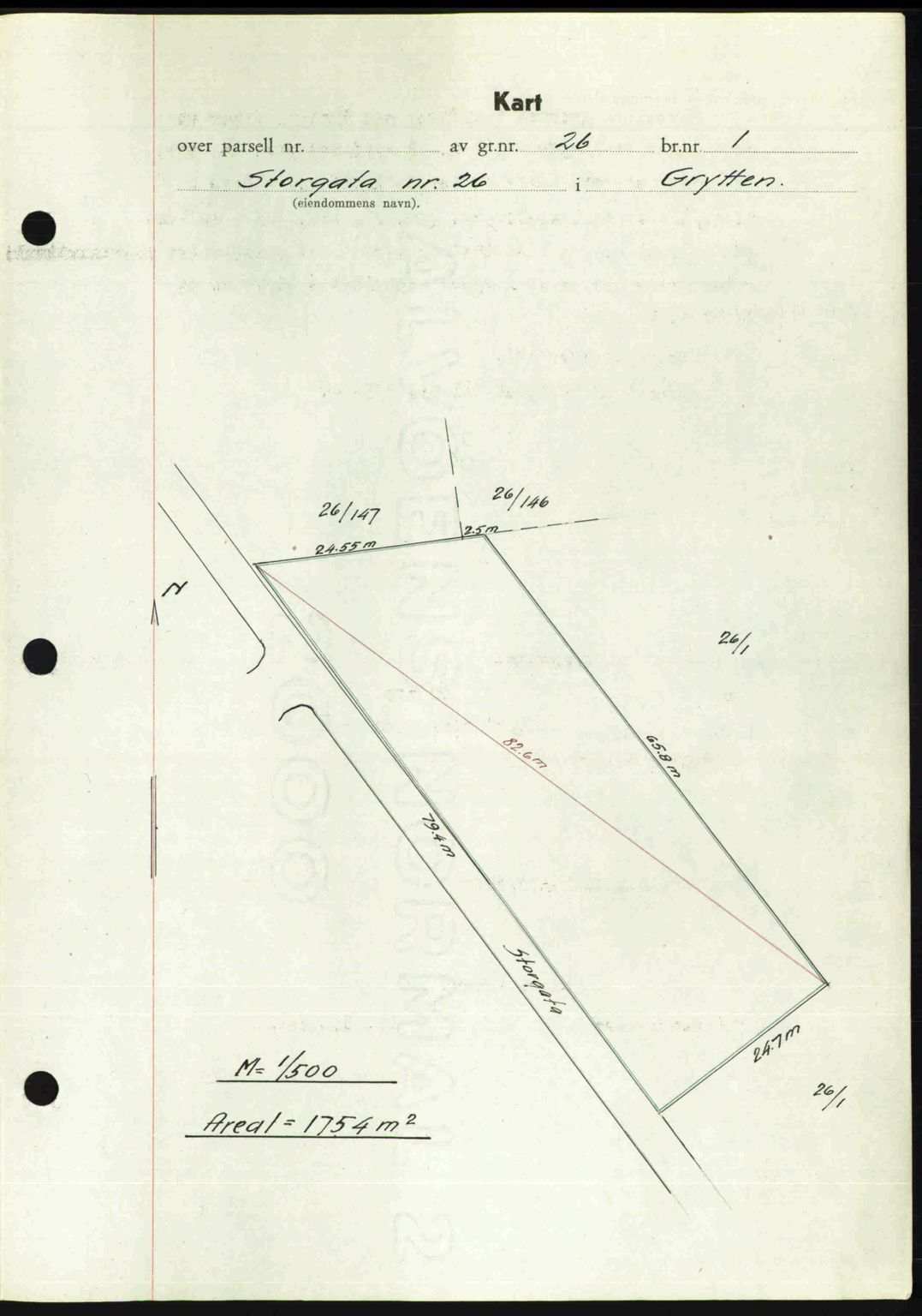 Romsdal sorenskriveri, AV/SAT-A-4149/1/2/2C: Mortgage book no. A21, 1946-1946, Diary no: : 2672/1946