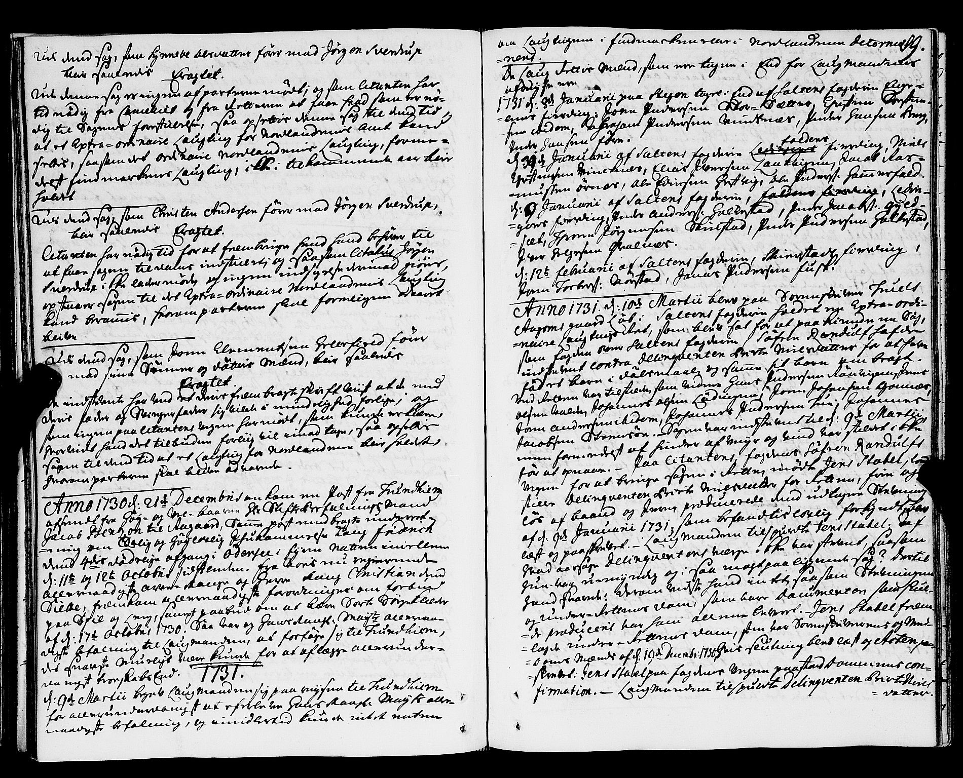 Nordland og Finnmarks lagstol, AV/SAT-A-5608/X/L0006: Justisprotokoll, 1730-1740, p. 88b-89a