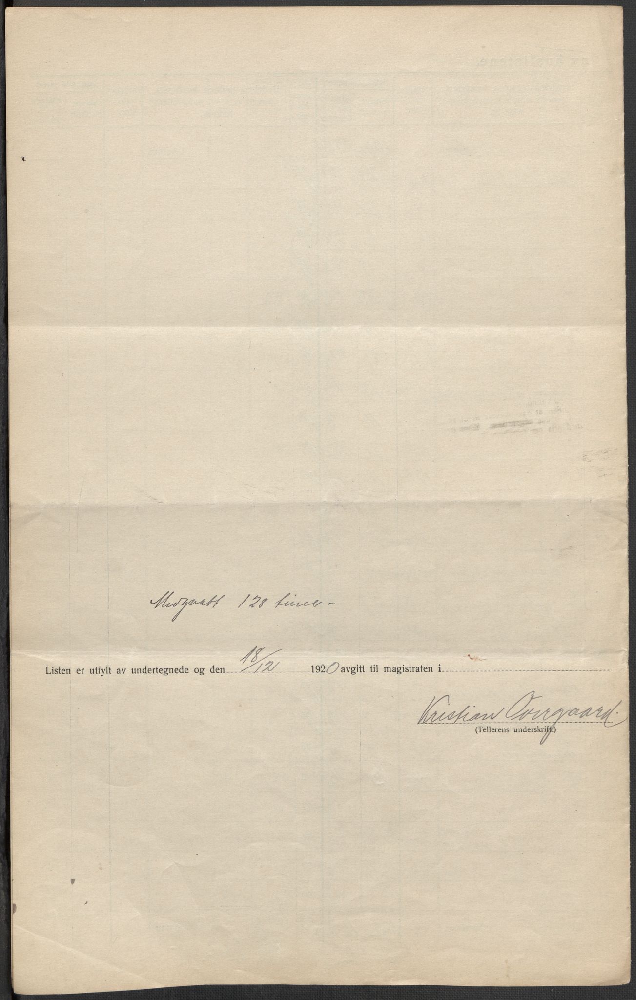 SAB, 1920 census for Bergen, 1920, p. 430