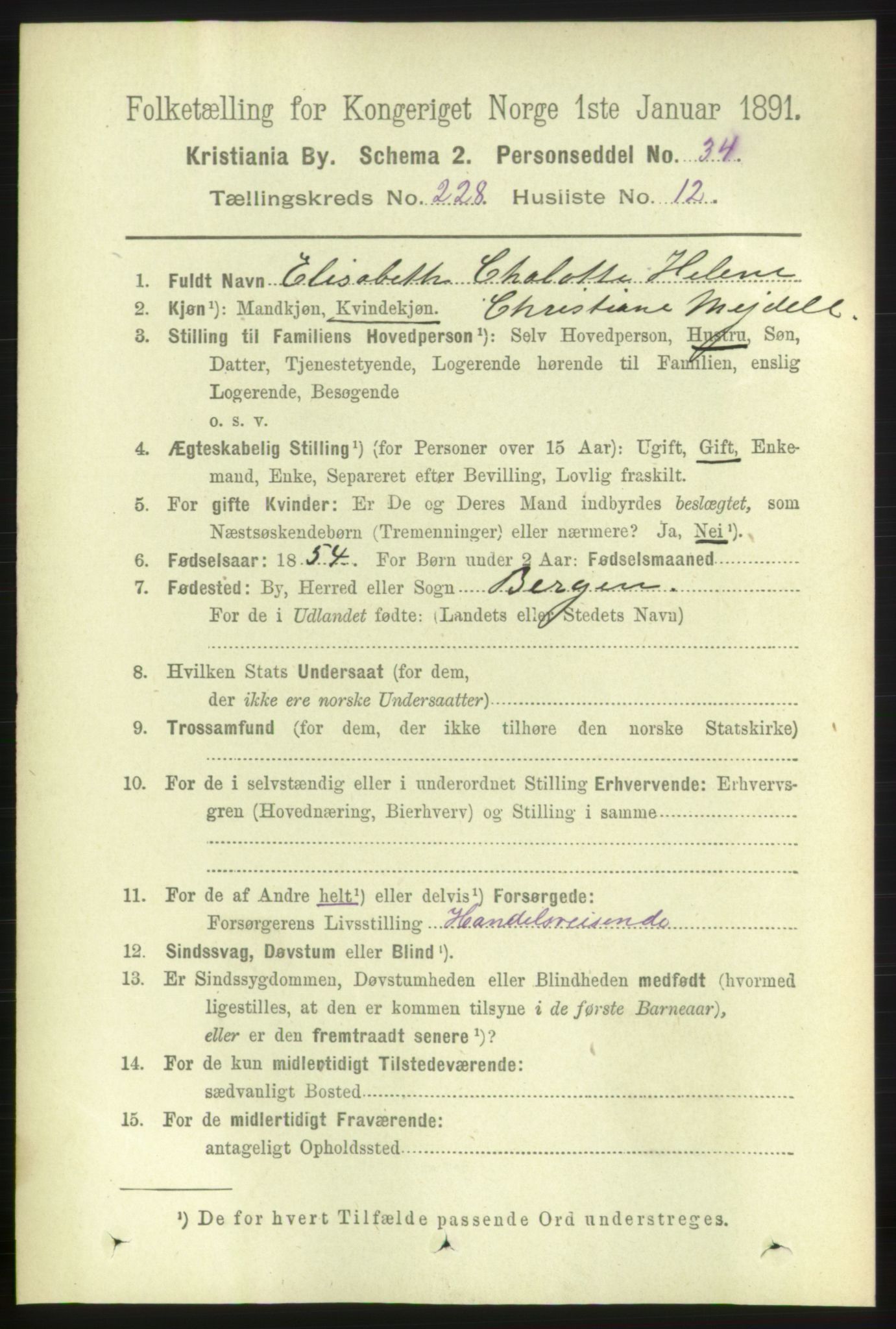 RA, 1891 census for 0301 Kristiania, 1891, p. 139750