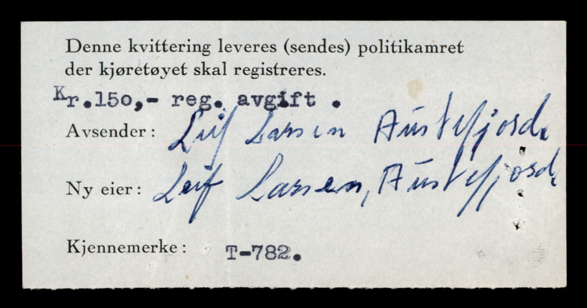 Møre og Romsdal vegkontor - Ålesund trafikkstasjon, AV/SAT-A-4099/F/Fe/L0008: Registreringskort for kjøretøy T 747 - T 894, 1927-1998, p. 1099