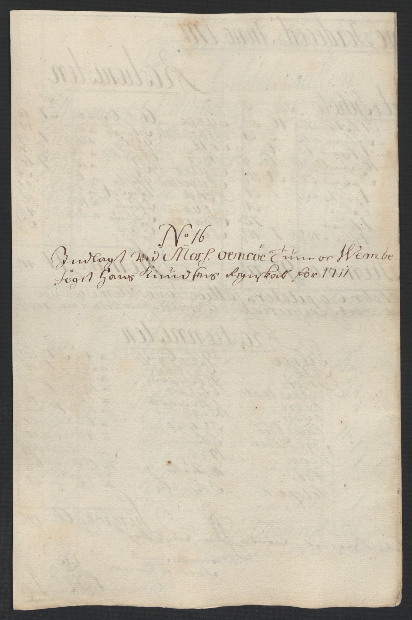 Rentekammeret inntil 1814, Reviderte regnskaper, Fogderegnskap, AV/RA-EA-4092/R04/L0136: Fogderegnskap Moss, Onsøy, Tune, Veme og Åbygge, 1711, p. 140