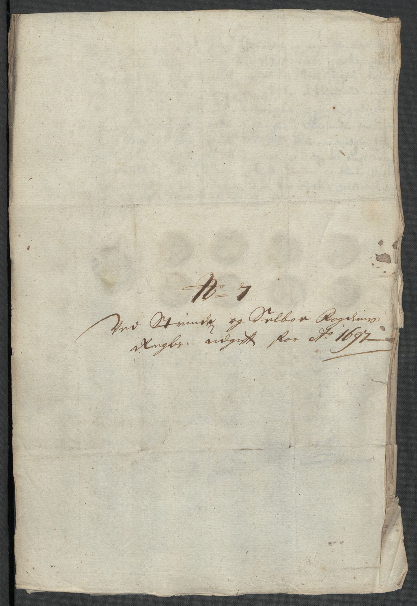 Rentekammeret inntil 1814, Reviderte regnskaper, Fogderegnskap, AV/RA-EA-4092/R61/L4106: Fogderegnskap Strinda og Selbu, 1696-1697, p. 280