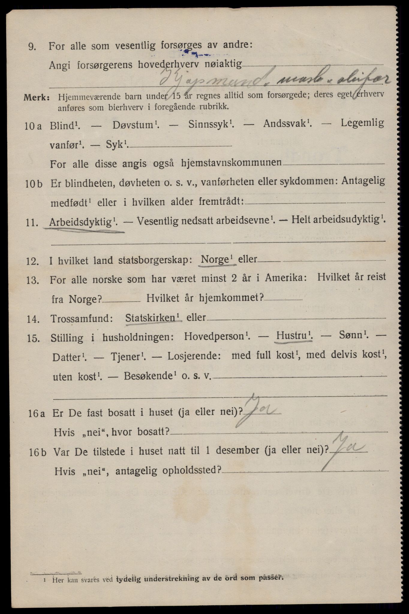 SAT, 1920 census for Trondheim, 1920, p. 78023