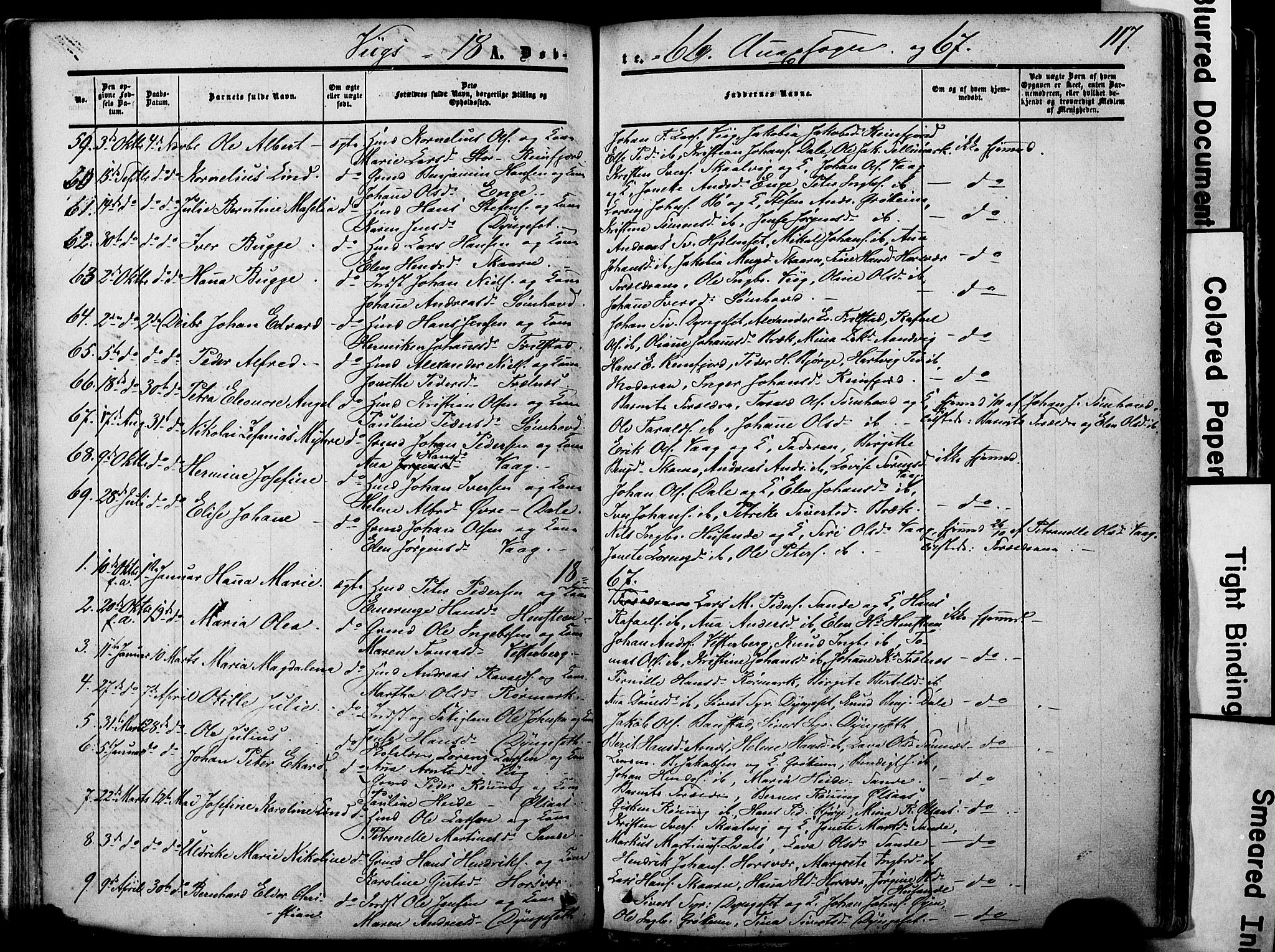 Ministerialprotokoller, klokkerbøker og fødselsregistre - Nordland, SAT/A-1459/812/L0176: Parish register (official) no. 812A05, 1834-1874, p. 117