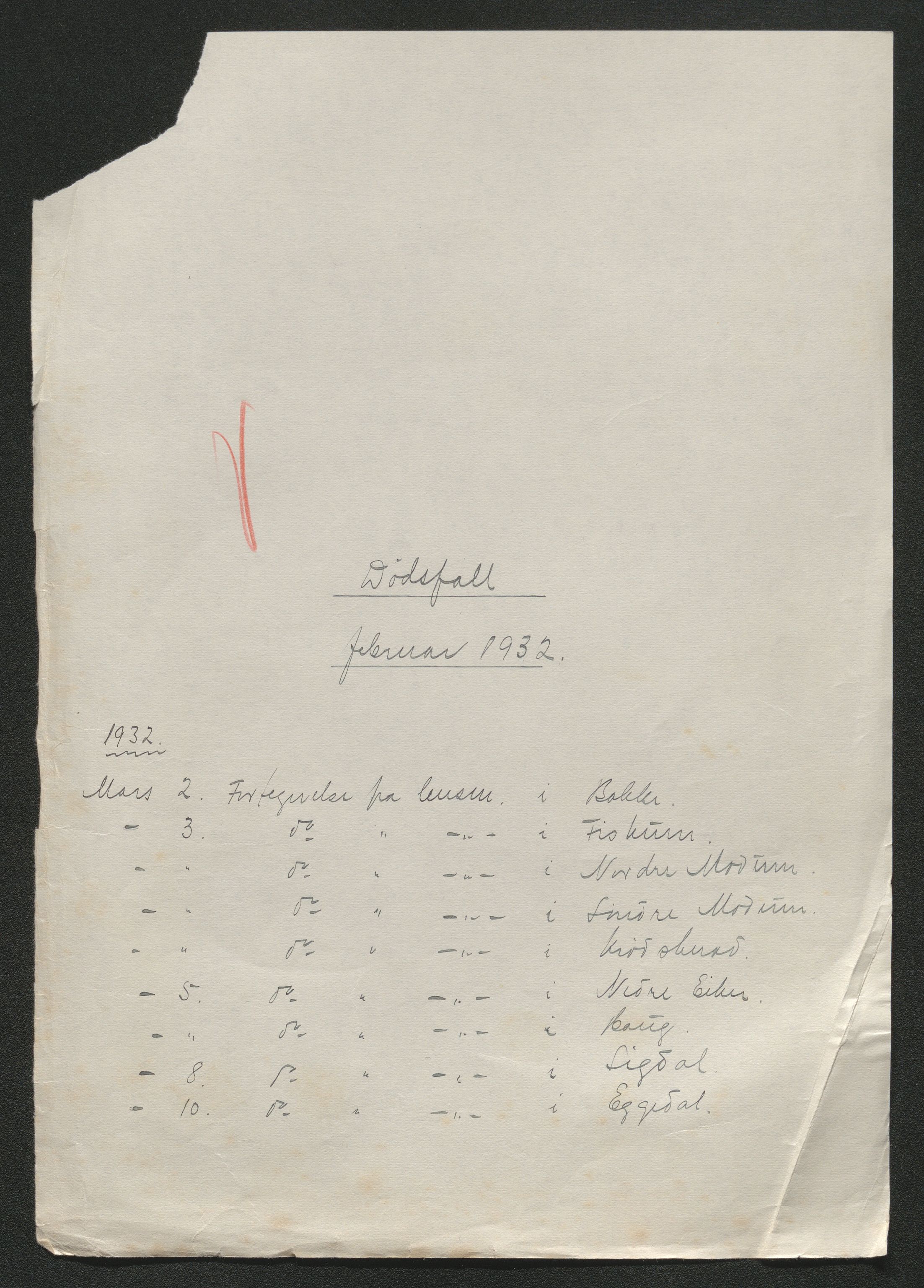 Eiker, Modum og Sigdal sorenskriveri, AV/SAKO-A-123/H/Ha/Hab/L0047: Dødsfallsmeldinger, 1932, p. 68