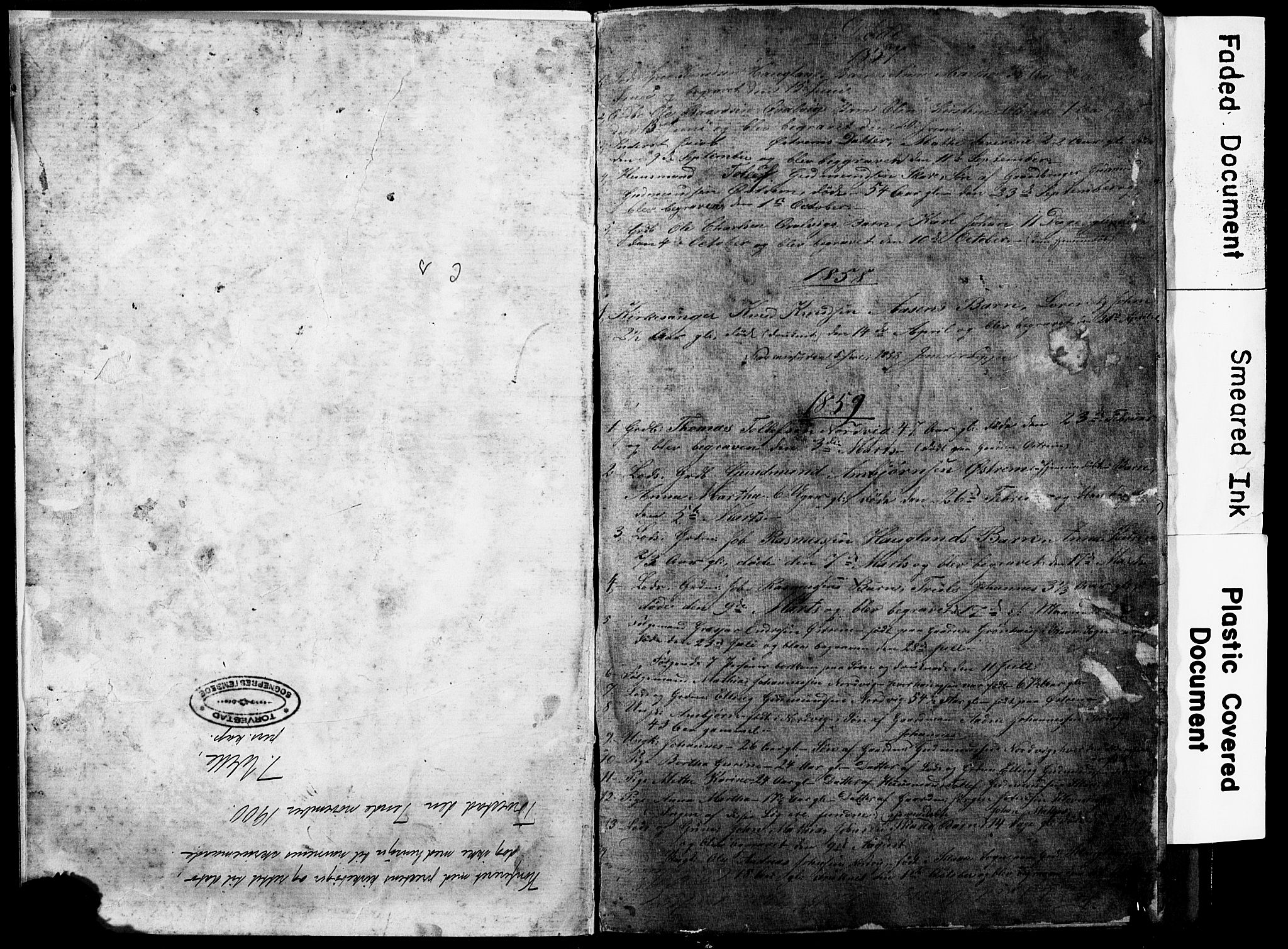 Torvastad sokneprestkontor, SAST/A -101857/H/Ha/Hab/L0005: Parish register (copy) no. B 5, 1857-1908