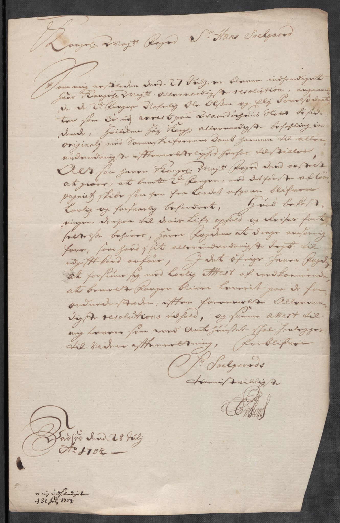 Rentekammeret inntil 1814, Reviderte regnskaper, Fogderegnskap, AV/RA-EA-4092/R69/L4852: Fogderegnskap Finnmark/Vardøhus, 1701-1704, p. 484