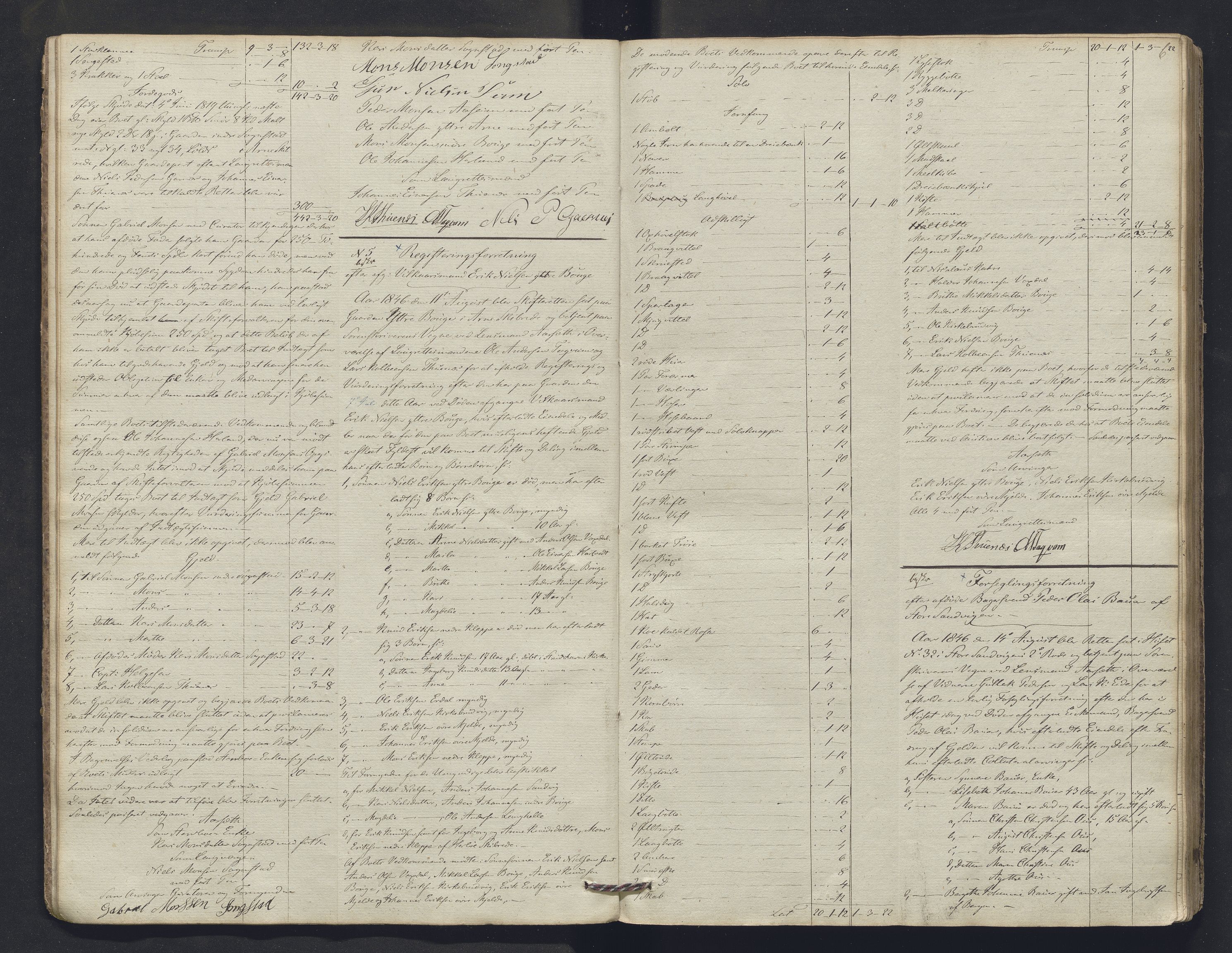 Nordhordland sorenskrivar, SAB/A-2901/1/H/Hb/L0004: Registreringsprotokollar, 1846-1852, p. 6