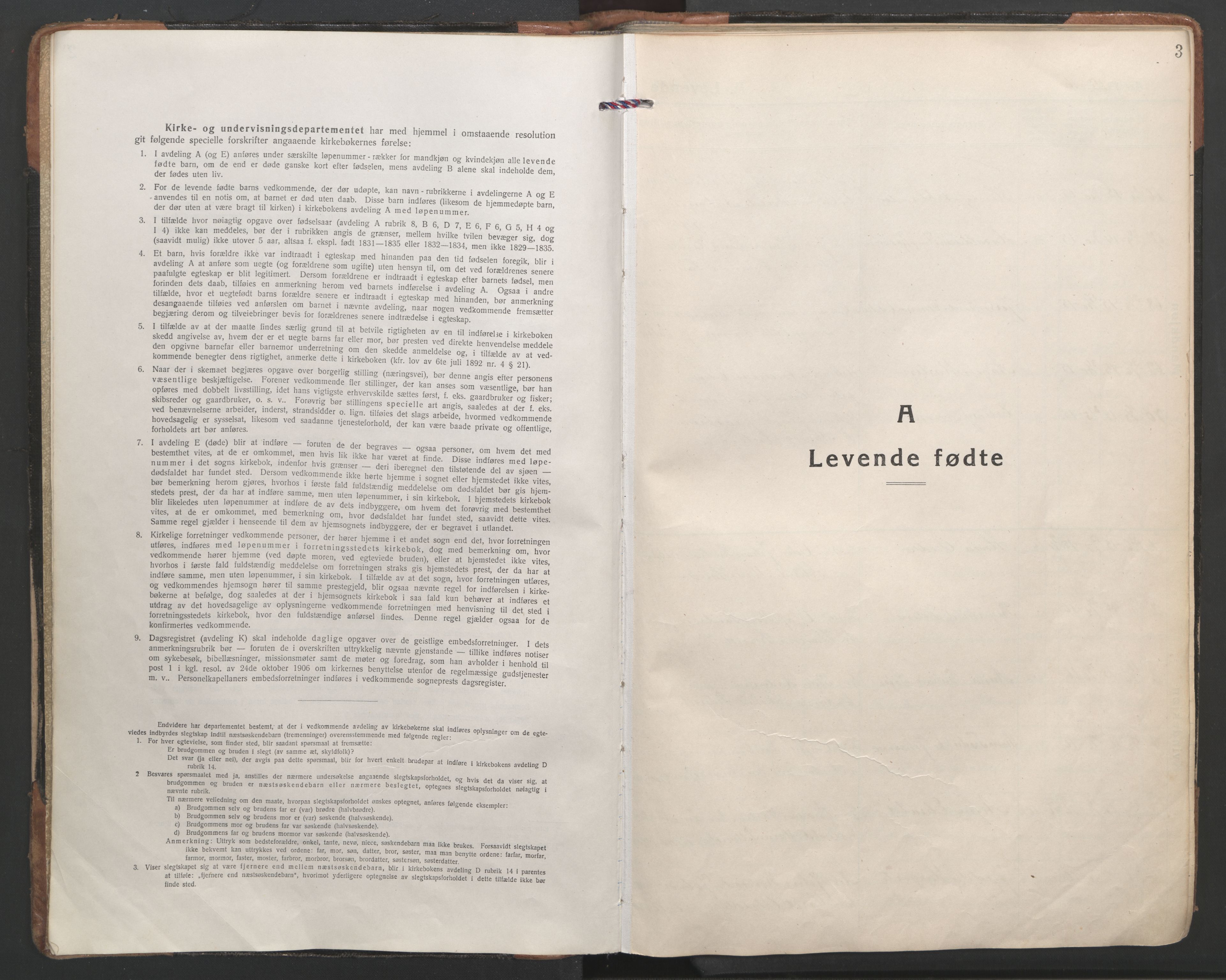 Ministerialprotokoller, klokkerbøker og fødselsregistre - Nordland, SAT/A-1459/863/L0904: Parish register (official) no. 863A16, 1915-1937, p. 3