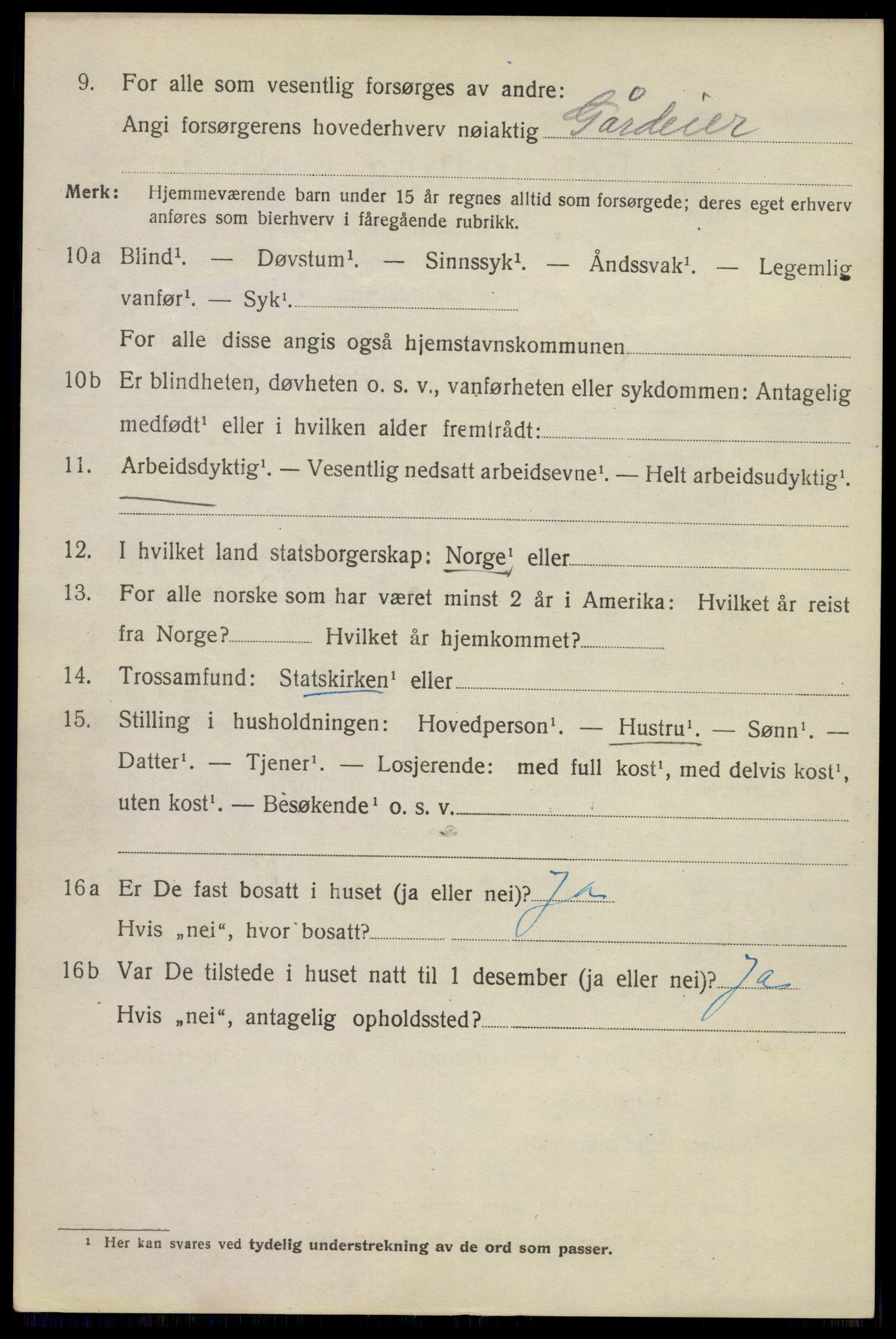 SAKO, 1920 census for Sandefjord, 1920, p. 9043