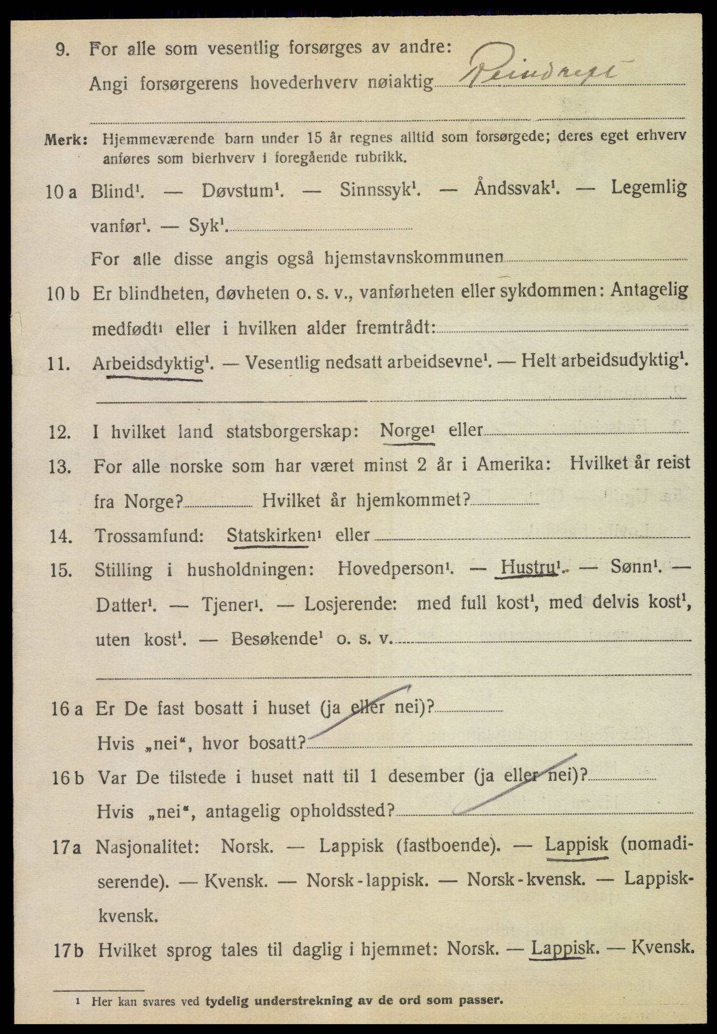 SAT, 1920 census for Bindal, 1920, p. 5896