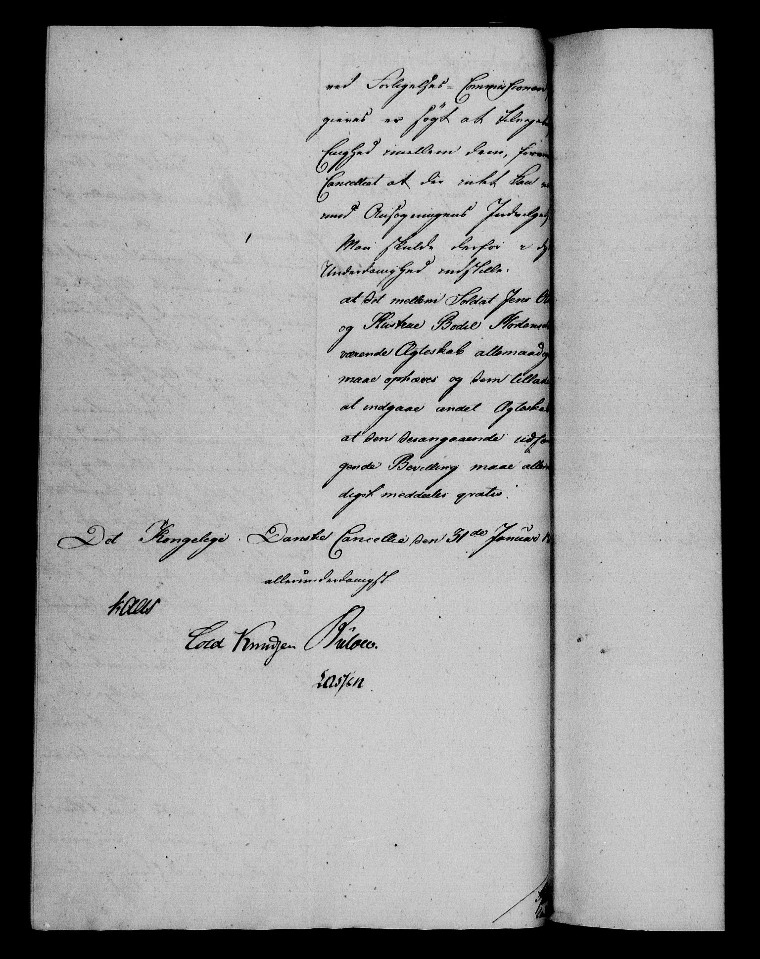Danske Kanselli 1800-1814, AV/RA-EA-3024/H/Hf/Hfa/Hfab/L0011: Forestillinger, 1810, p. 11b