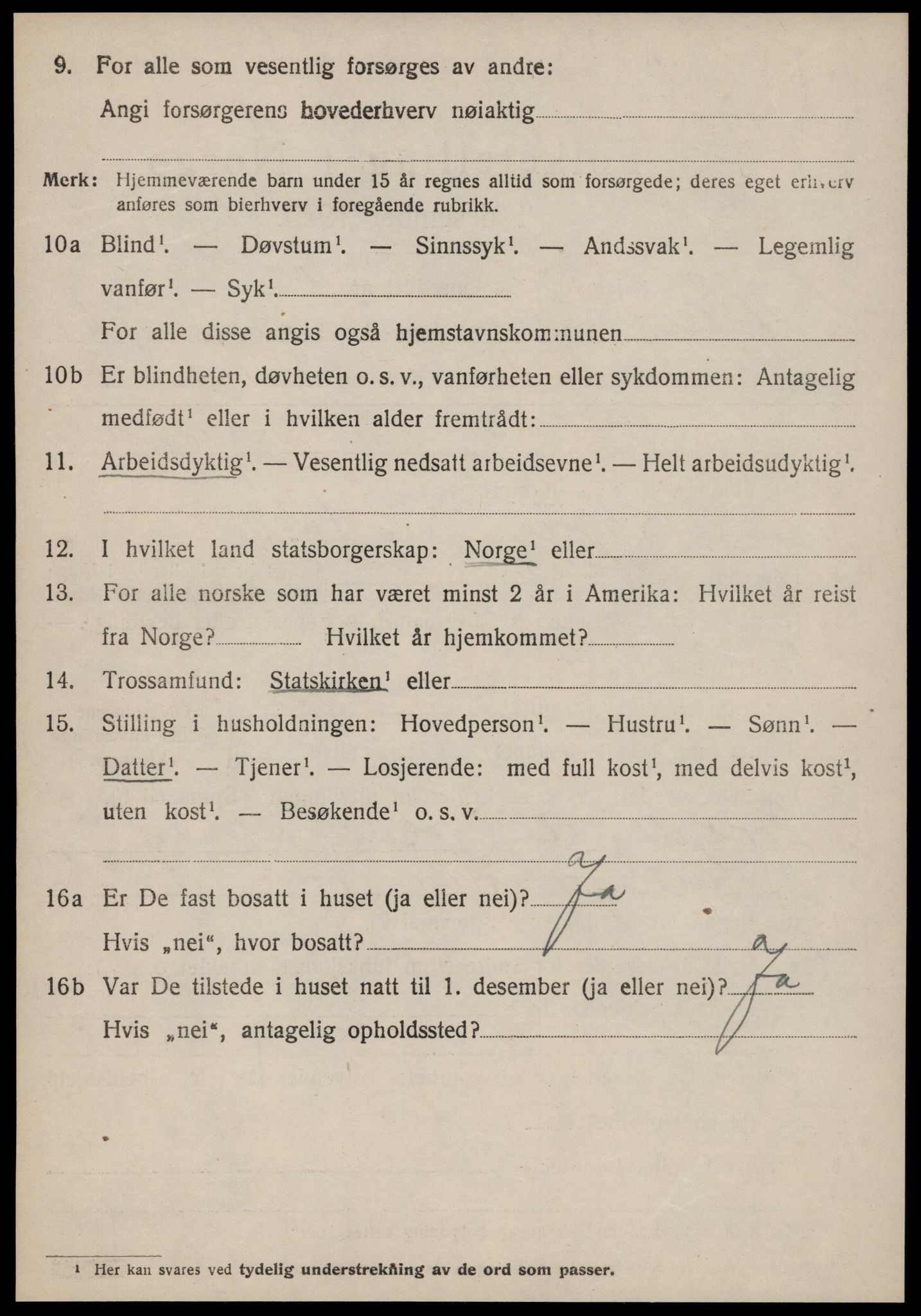 SAT, 1920 census for Halsa, 1920, p. 643