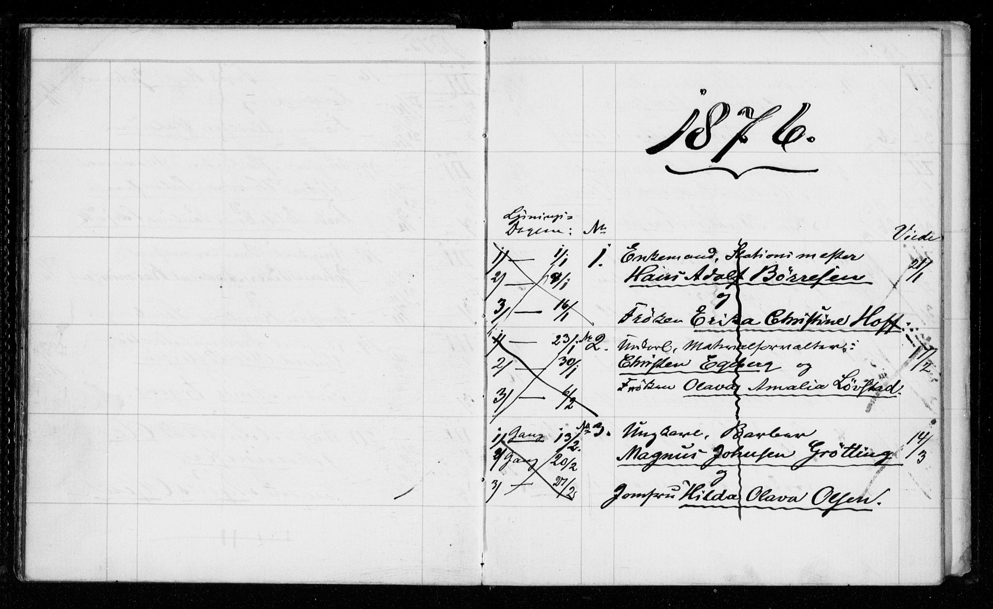 Garnisonsmenigheten Kirkebøker, AV/SAO-A-10846/H/Hb/L0001: Banns register no. II 1, 1865-1911